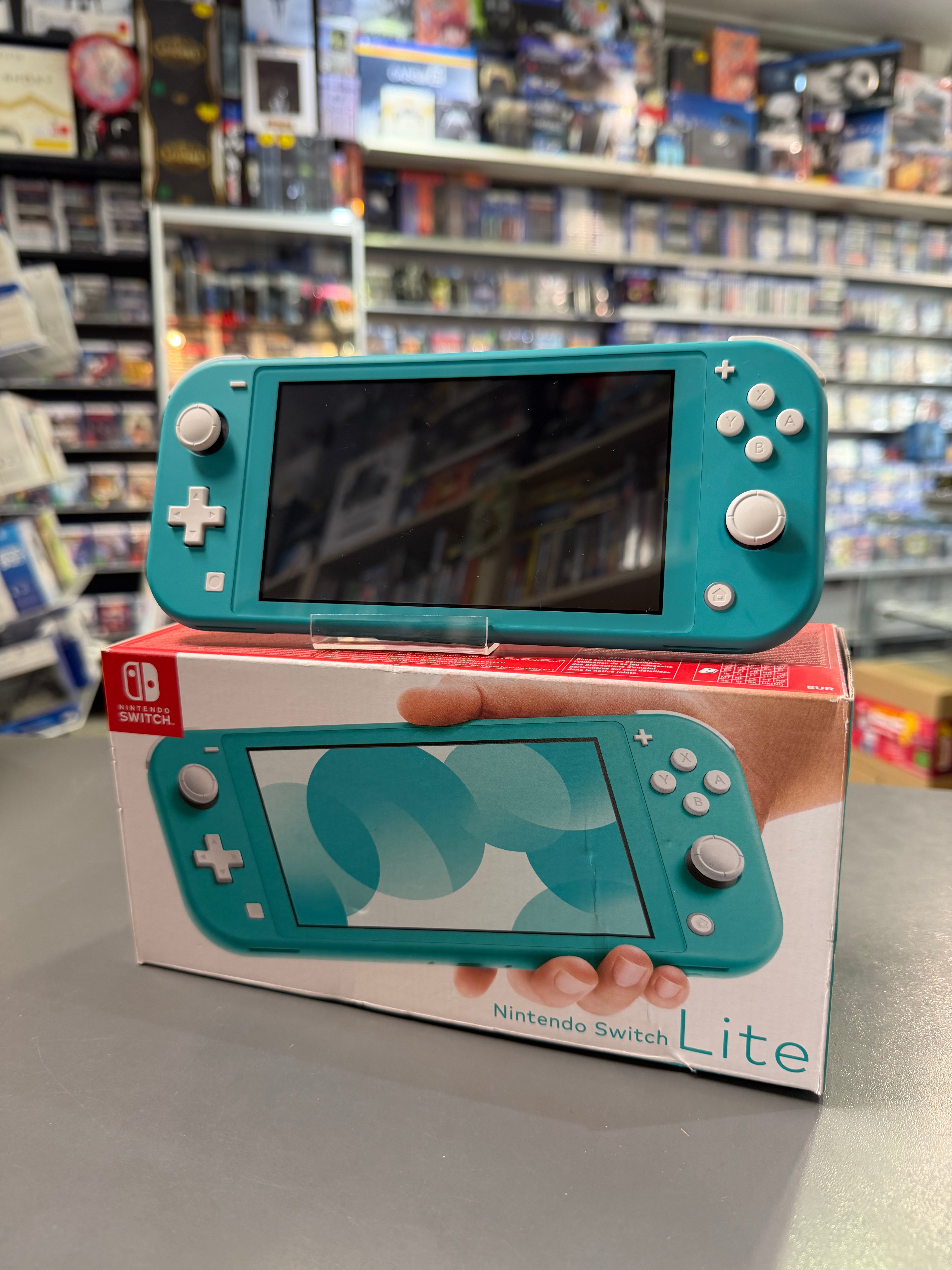Nintendo Switch Lite Türkis - Konsole mit Karton *gut, gebraucht