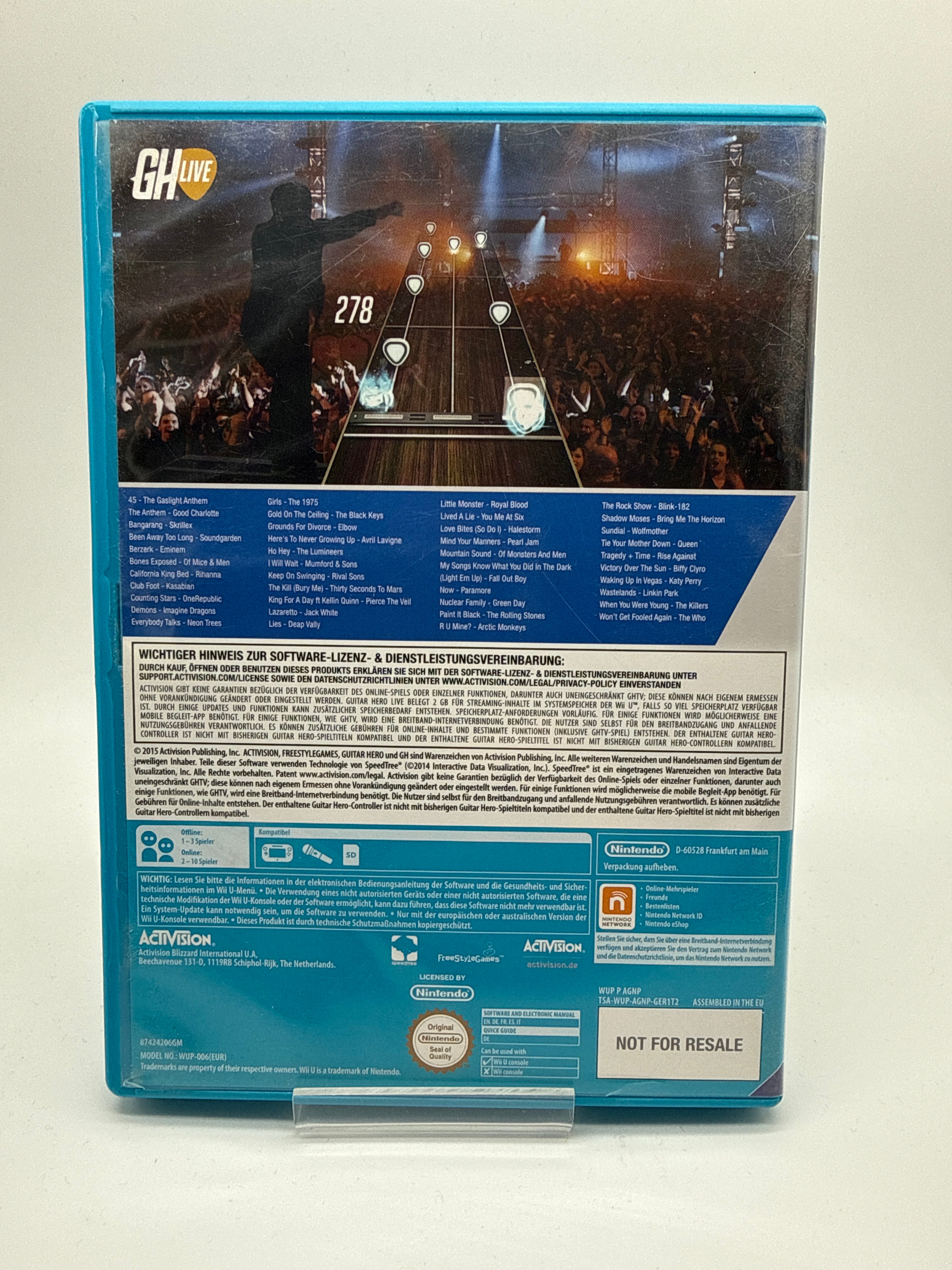 Guitar Hero Live Wii U *gebraucht