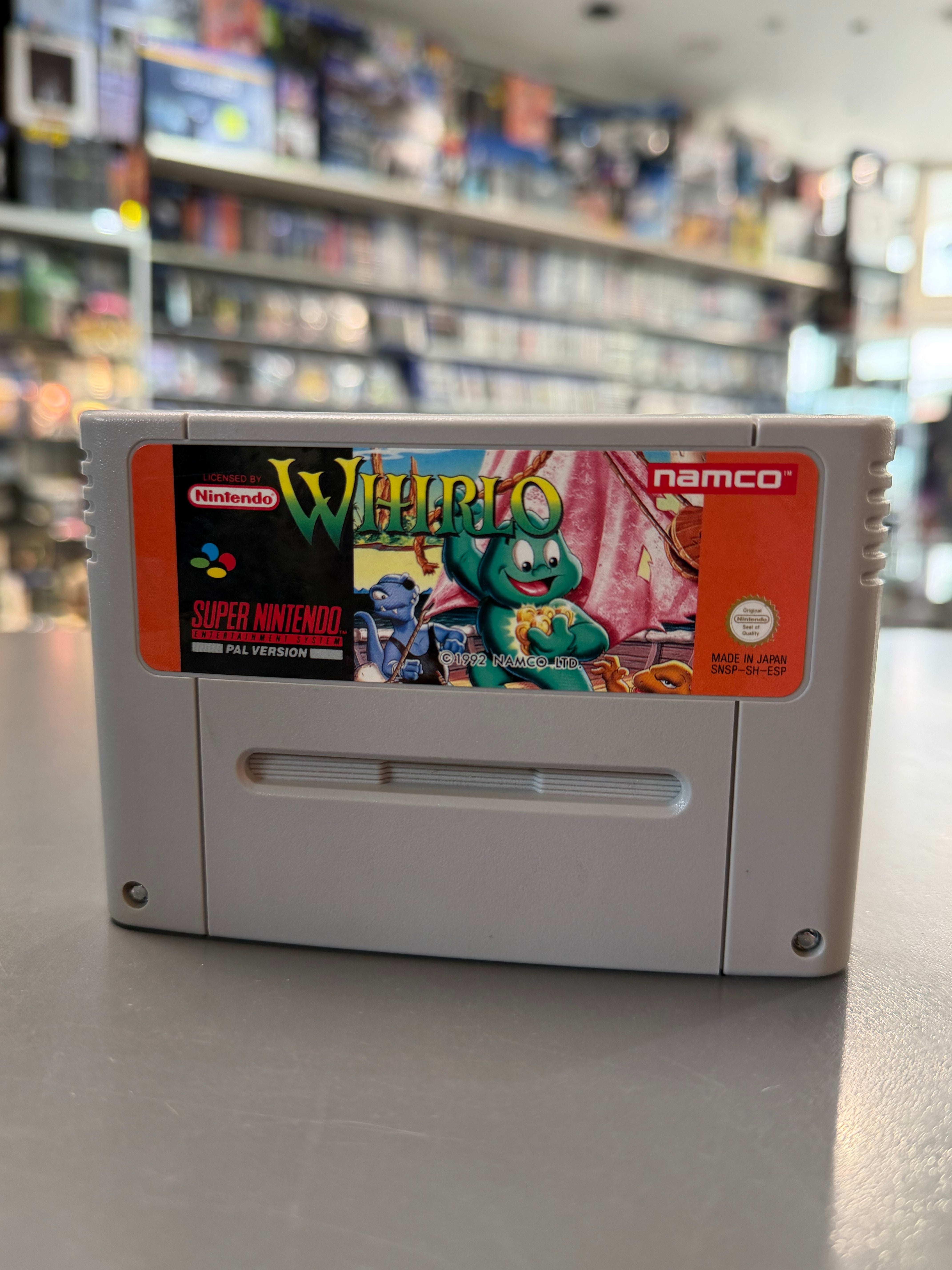 Whirlo inkl. Acryl SNES, Super Nintendo Modul *gebraucht