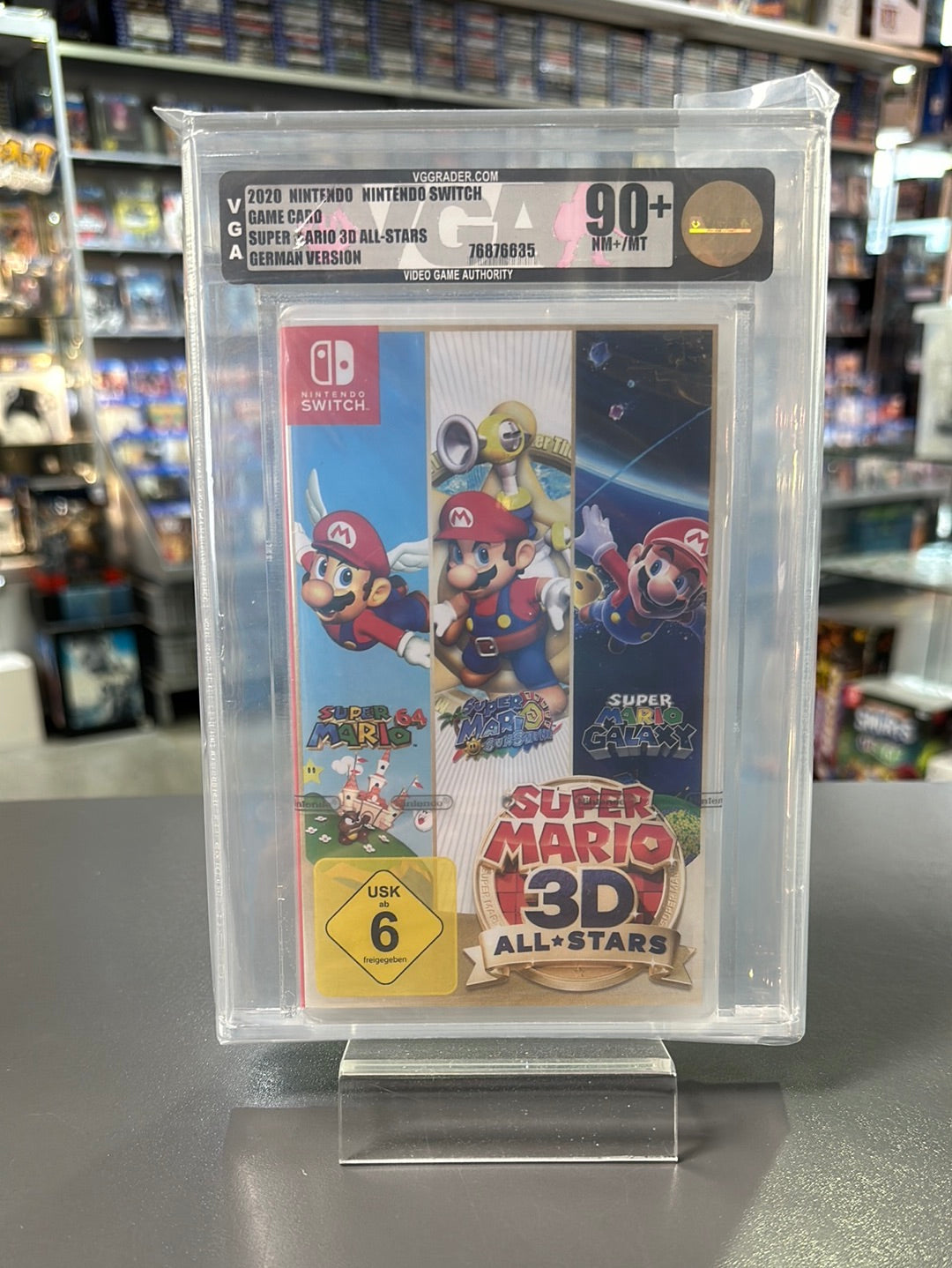 Nintendo Switch Super Mario 3D All Stars VGA 90+