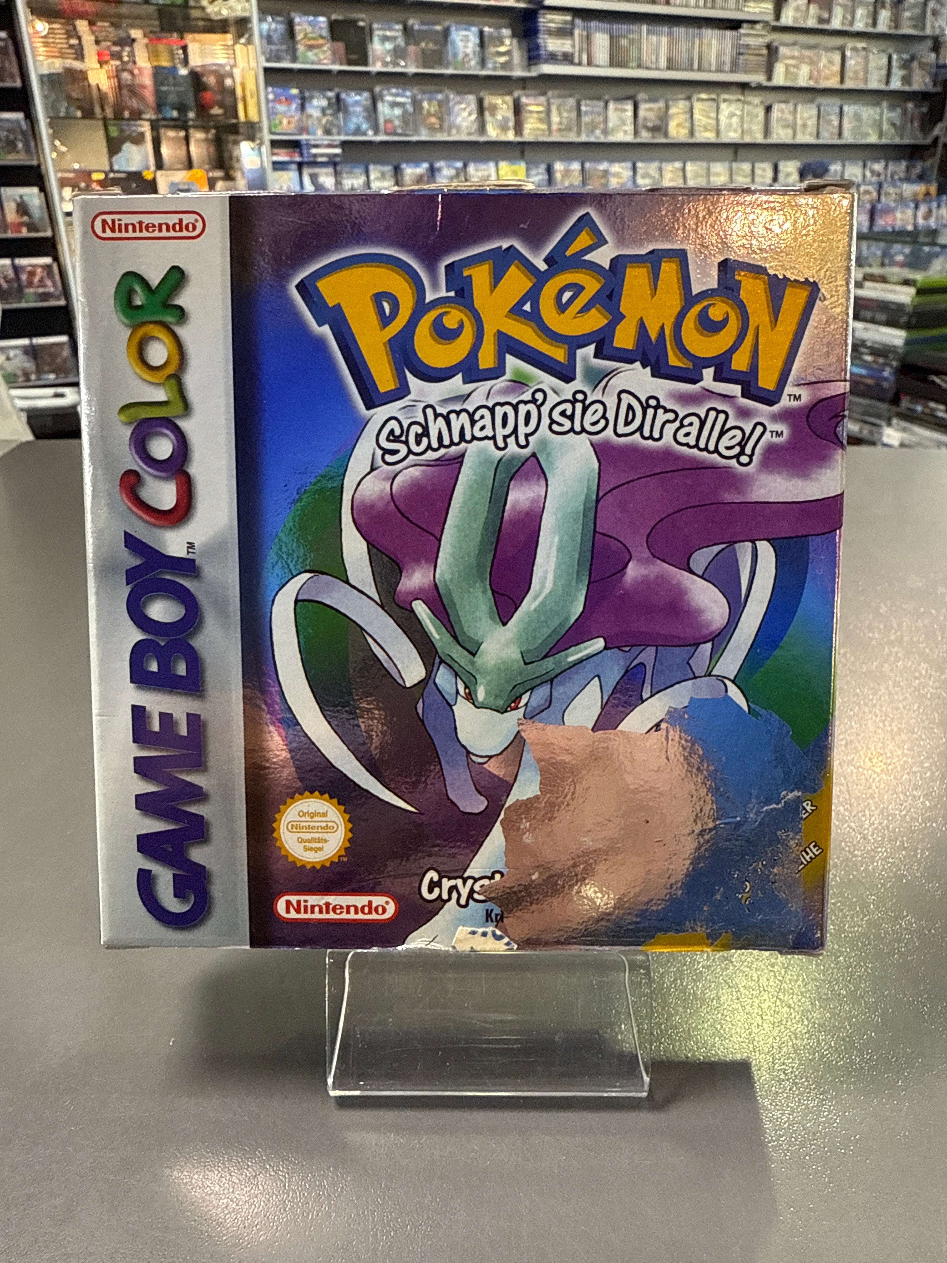 Pokémon: Crystal Edition (Nintendo Game Boy Color, 2001) gebraucht