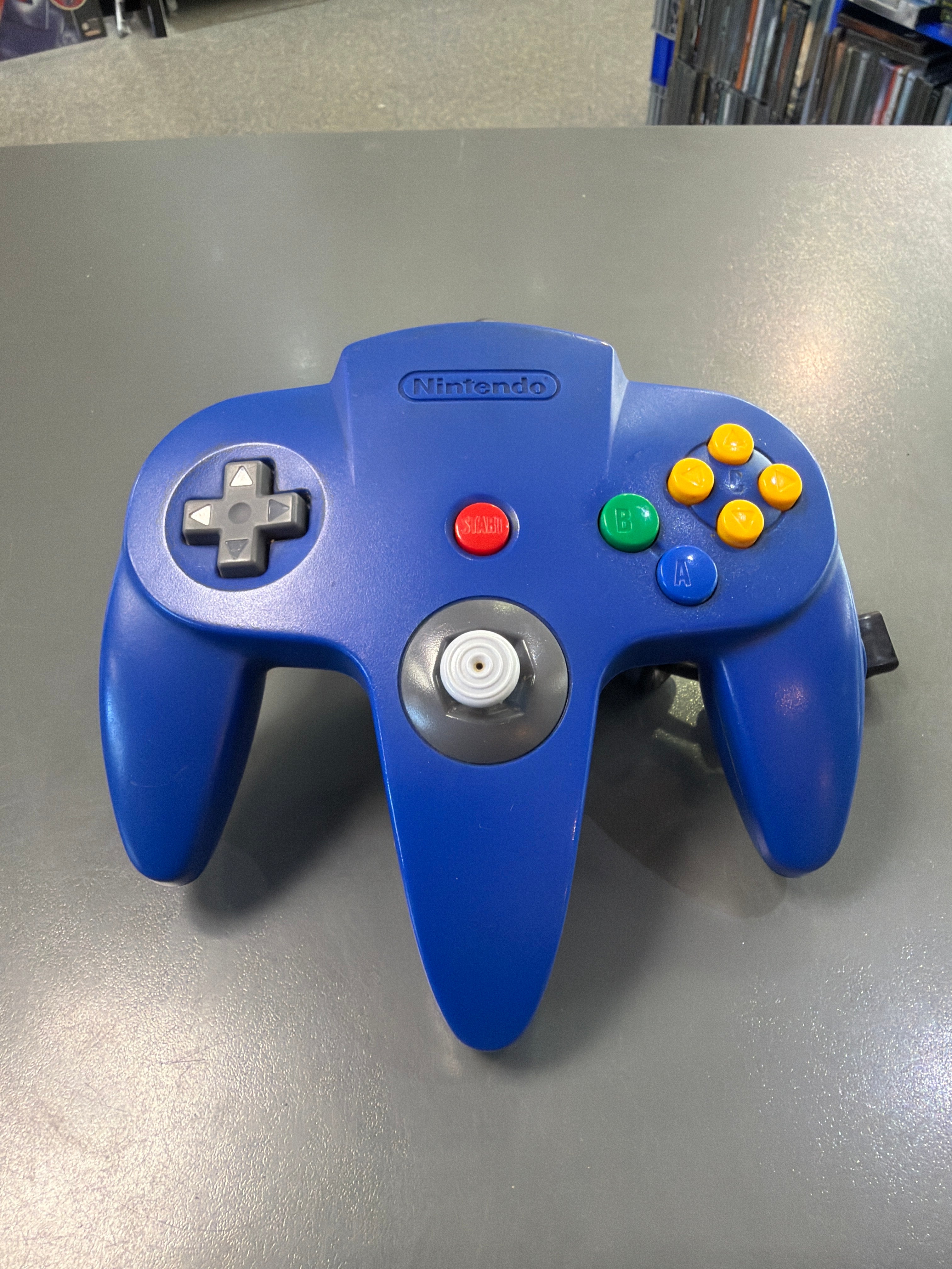 Original Nintendo 64 Controller in blau *gebraucht