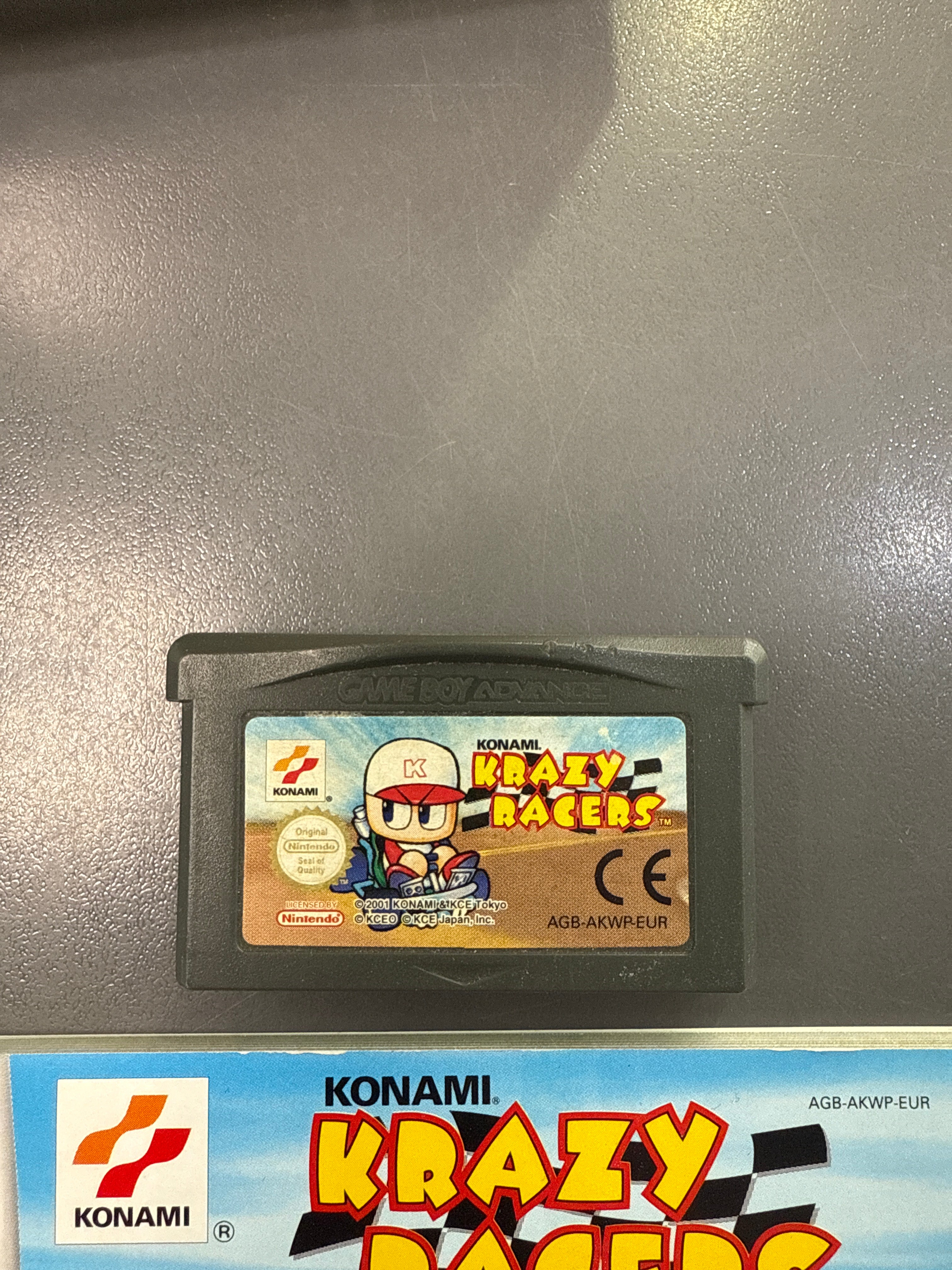 Krazy Racers Label Scan Krazy Racers Gameboy Advance OVP *gebraucht