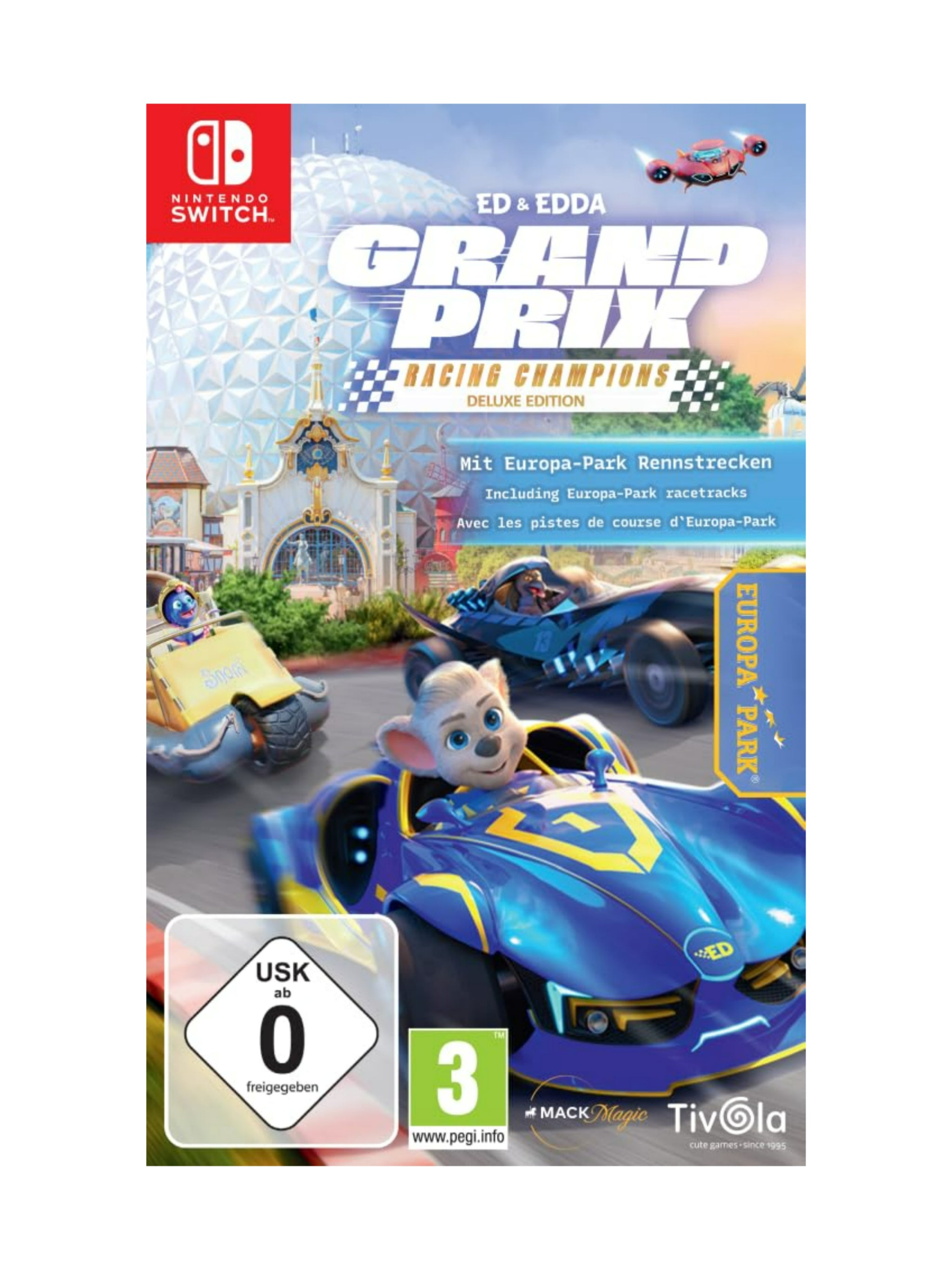 Ed & Edda: GRAND PRIX – Racing Champions Deluxe Edition Nintendo Switch *gebraucht