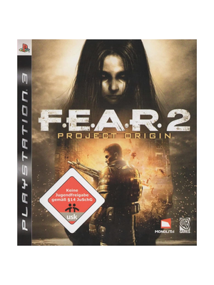 „F.E.A.R. 2: Project Origin für PS3 zeigt einen atmosphärischen Horror-Ego-Shooter mit paranormalen Erscheinungen, intensiven Feuergefechten, düsteren Umgebungen und spannender Story.“