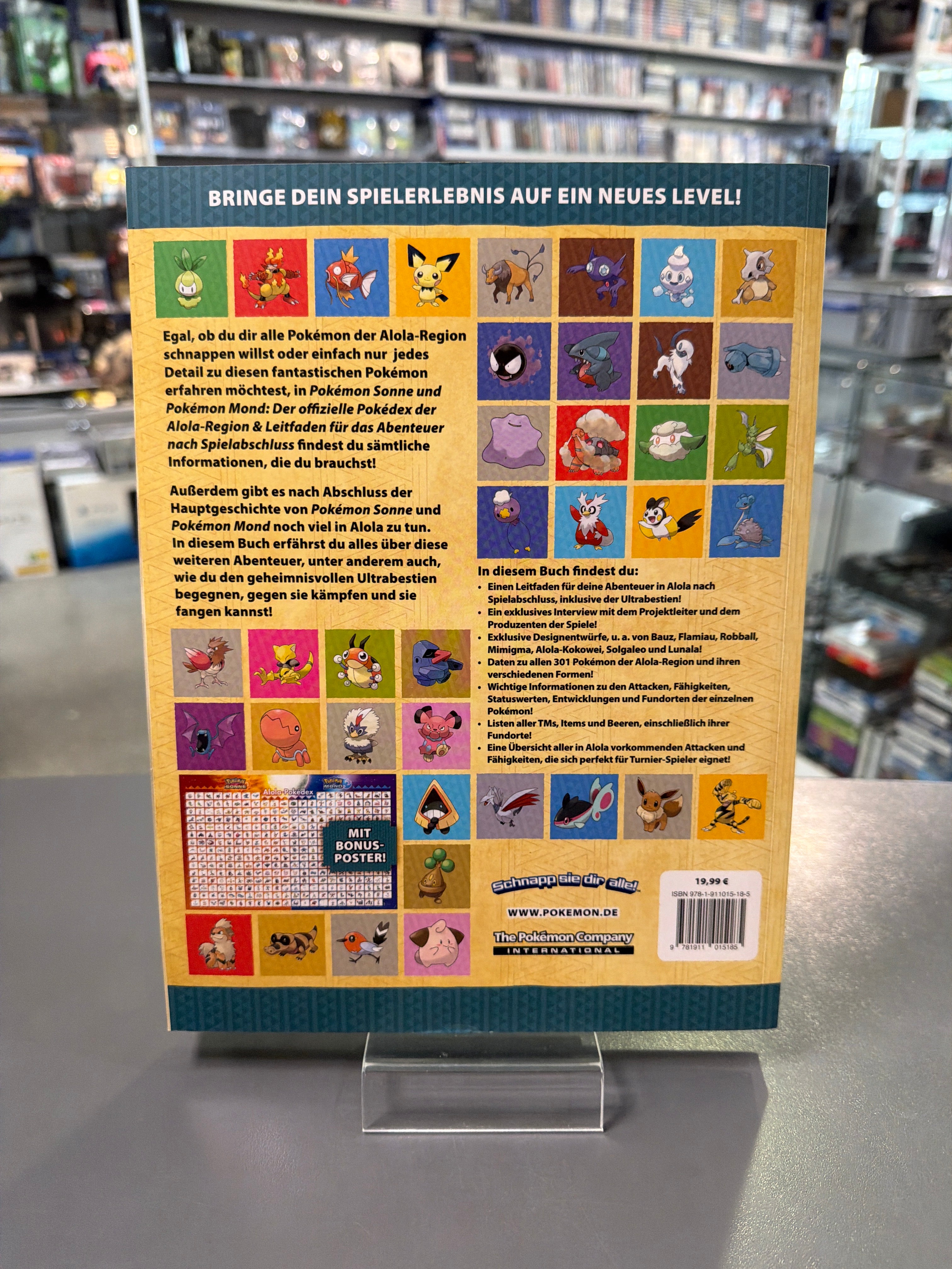 Pokedex Pokemon Sonne und Mond *gebraucht