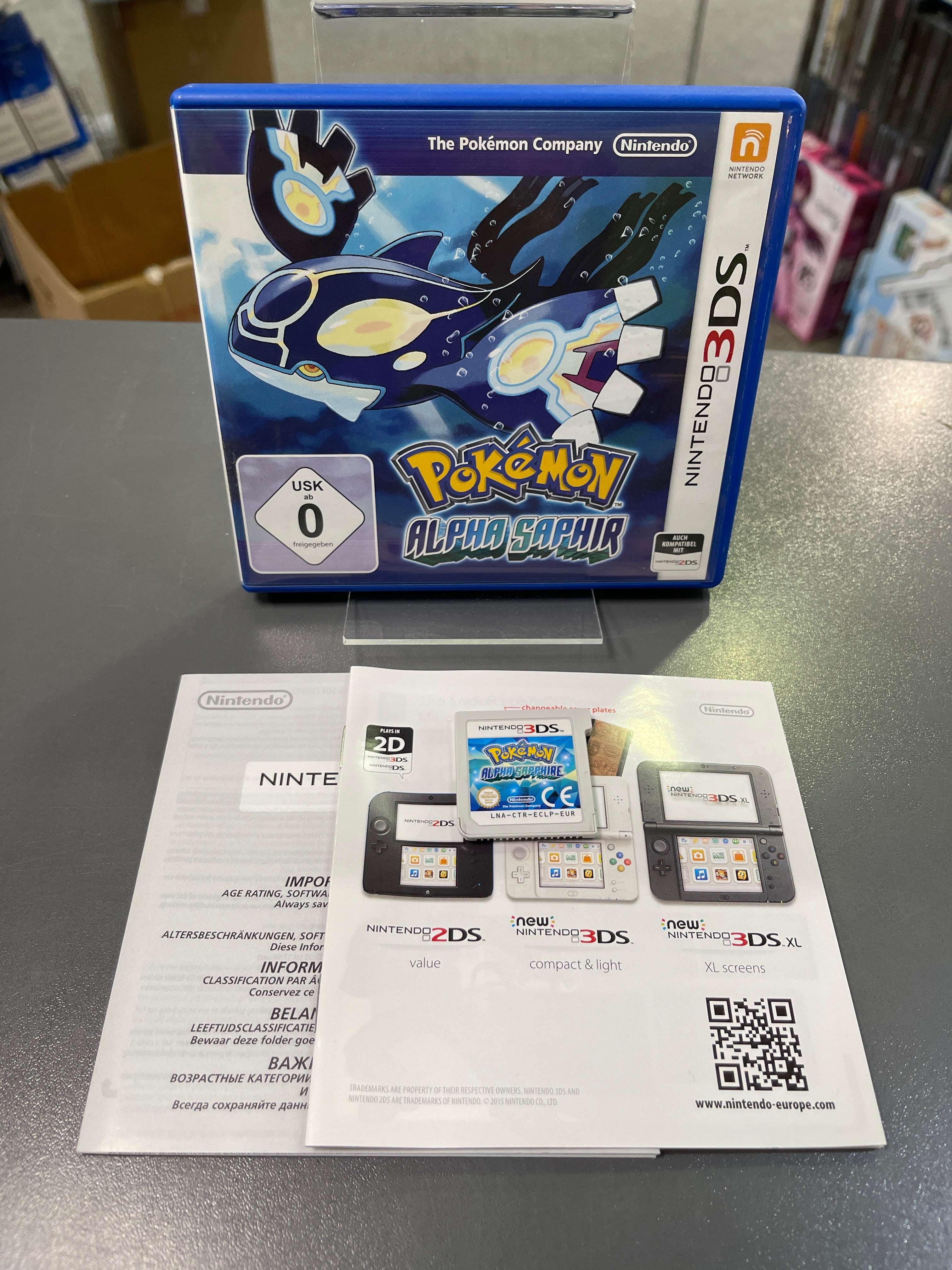 Pokemon Alpha Saphir Nintendo 3DS *gebraucht