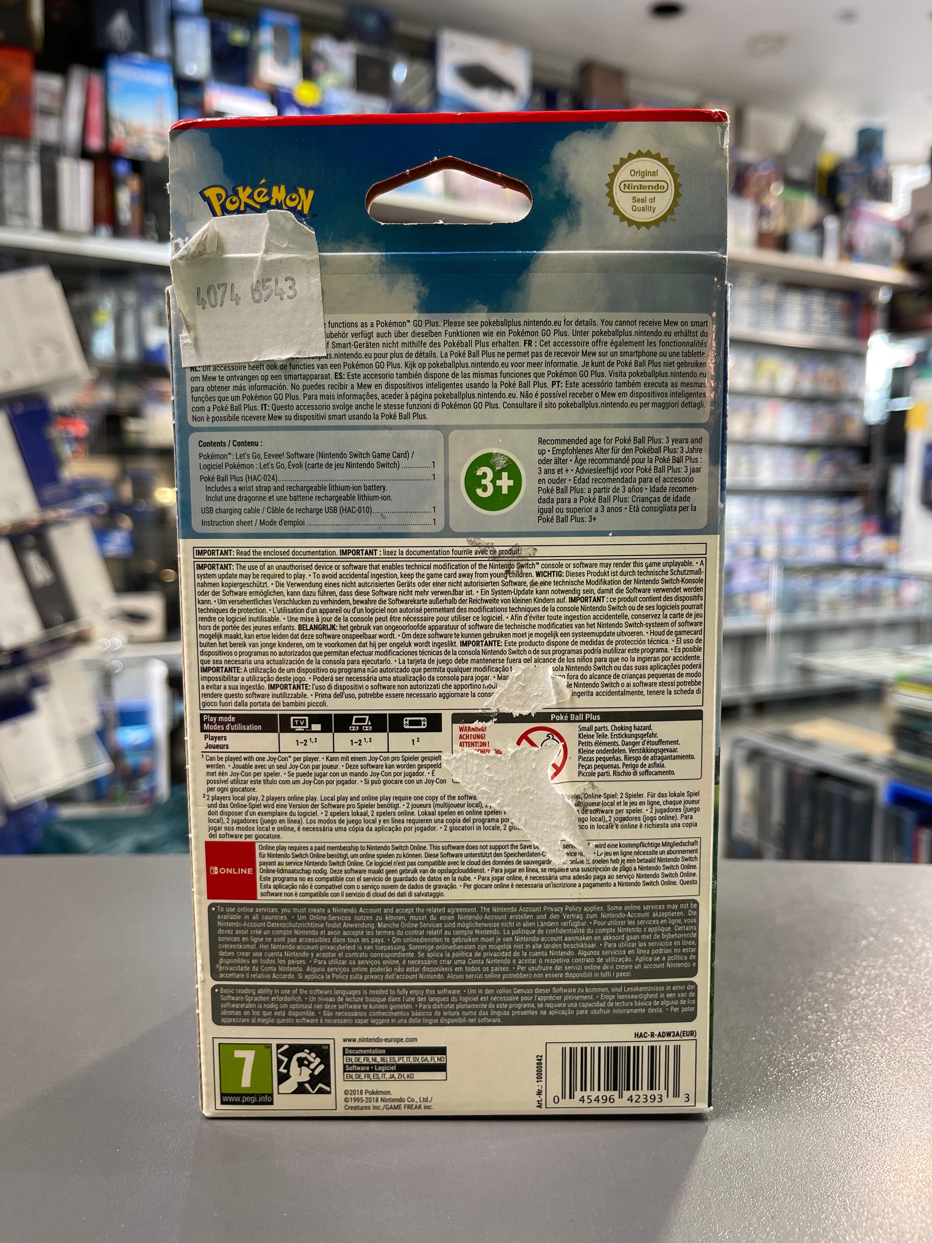 Pokémon: Let’s Go, Évoli!+ Pokéball Plus - Nintendo Switch (gebraucht)