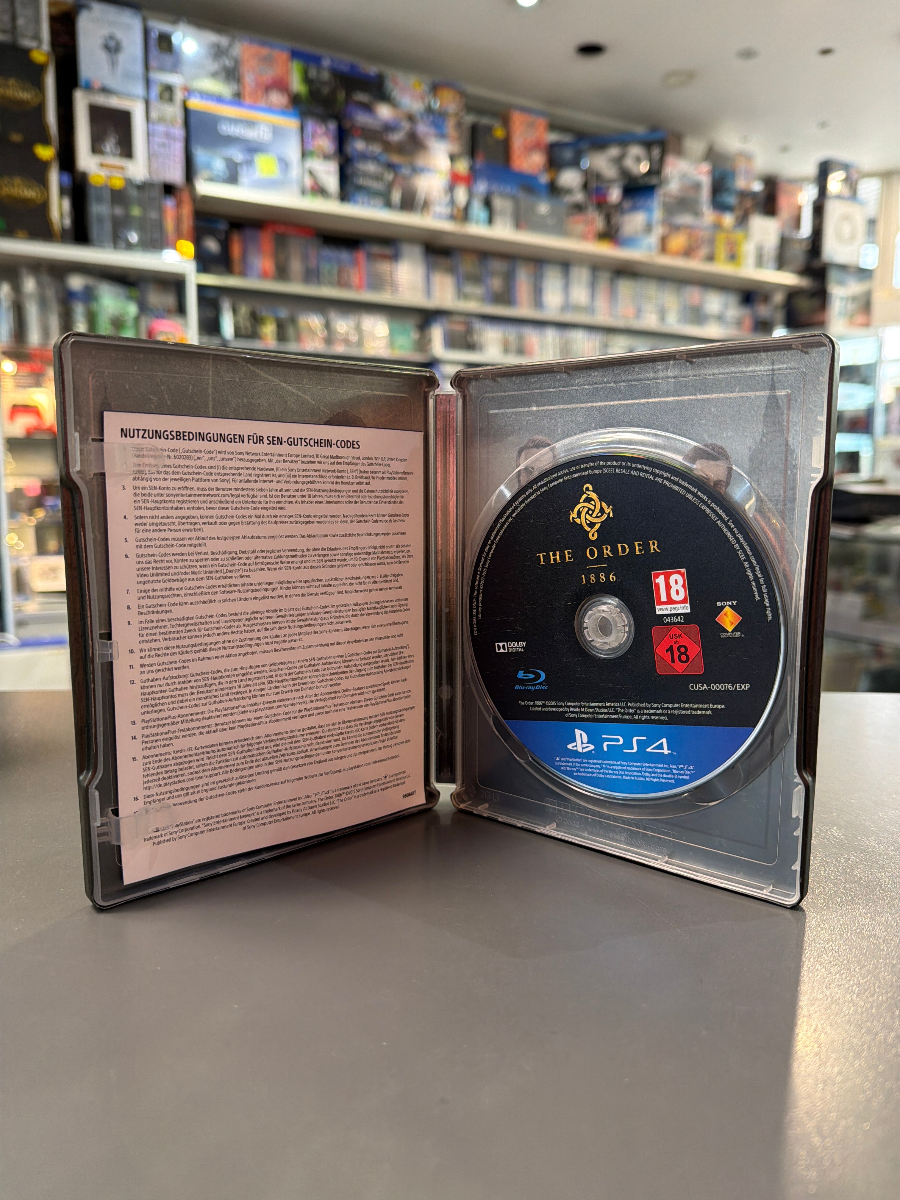 The Order: 1886 Steelbook mit Spiel Playstation 4 *gebraucht