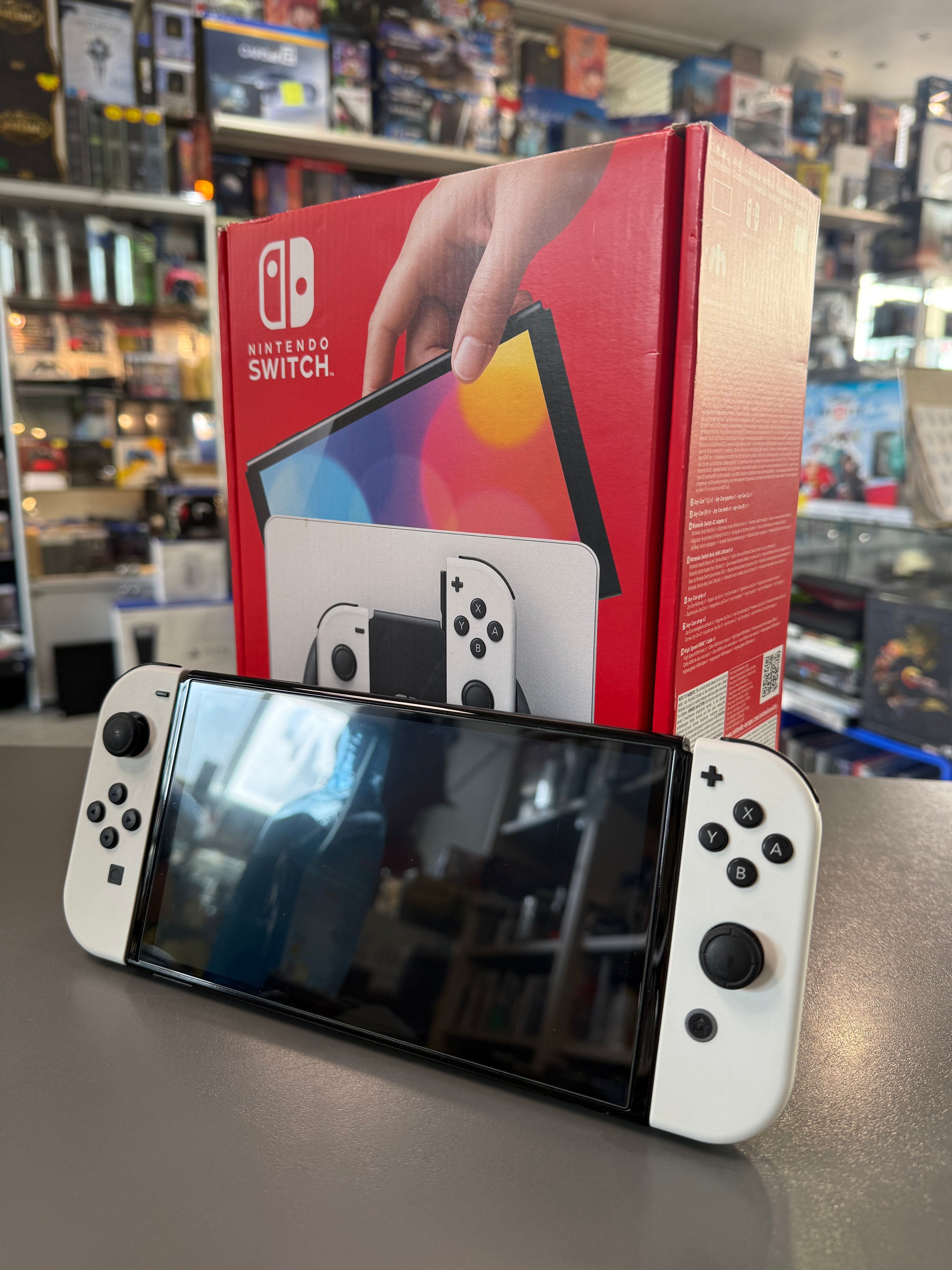 Nintendo Switch-Konsole OLED-Modell weiss *gebraucht*