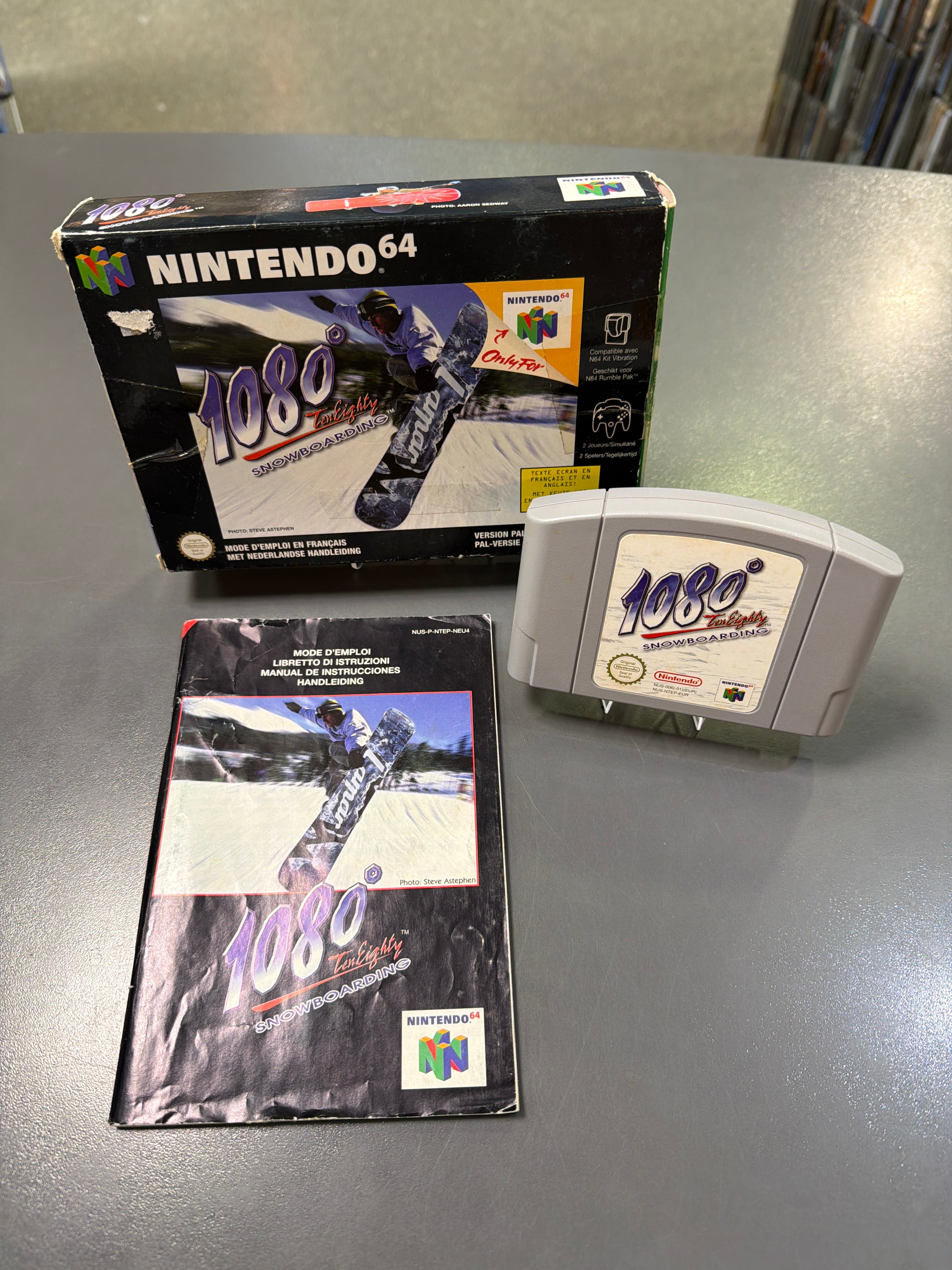 1080 Snowboarding N64 OVP *gebraucht