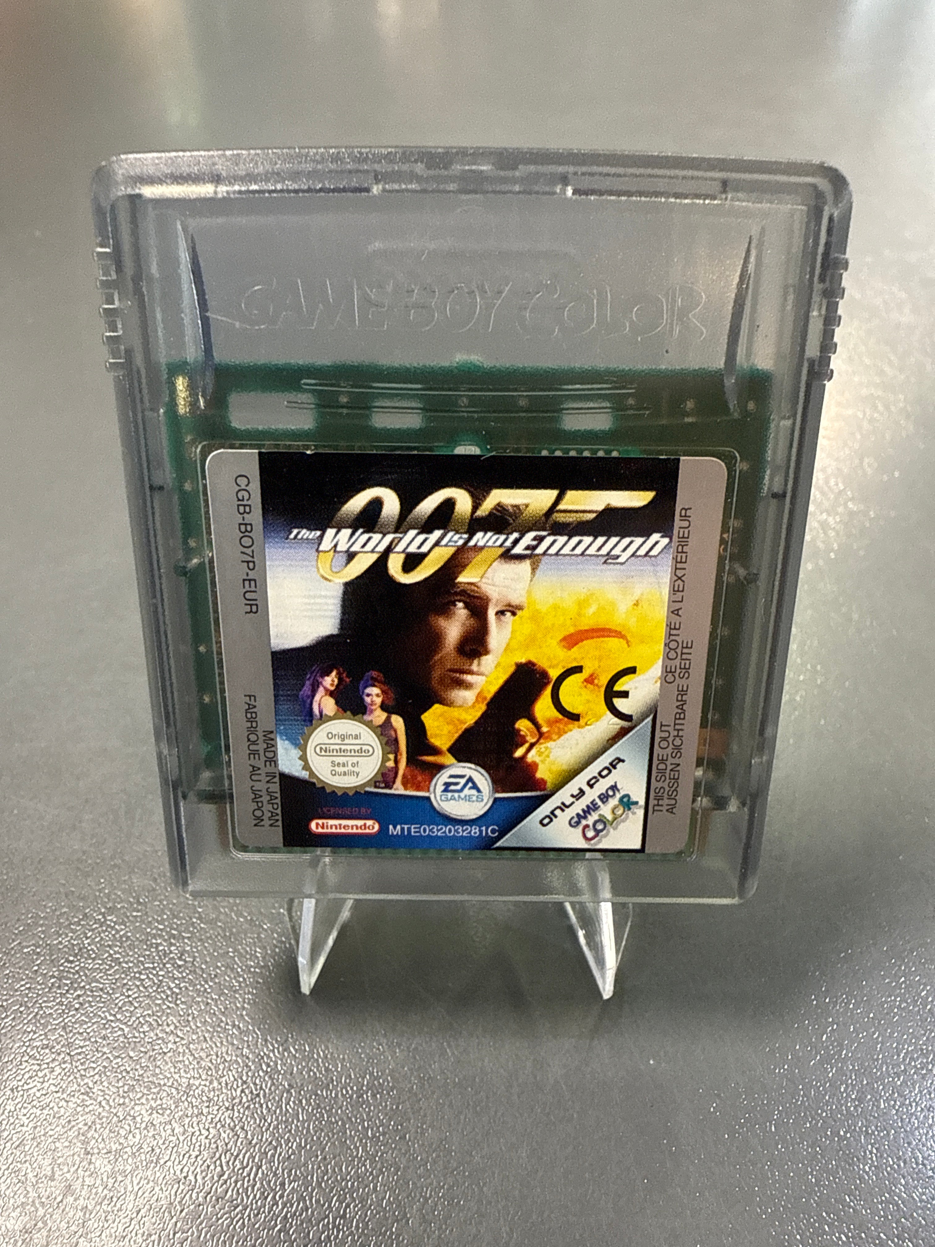 007 The World Is Not Enough Modul für Nintendo Game Boy Color – klassisches James-Bond-Retrospiel mit Agentenmissionen, Waffen, Gadgets und Handheld-Action