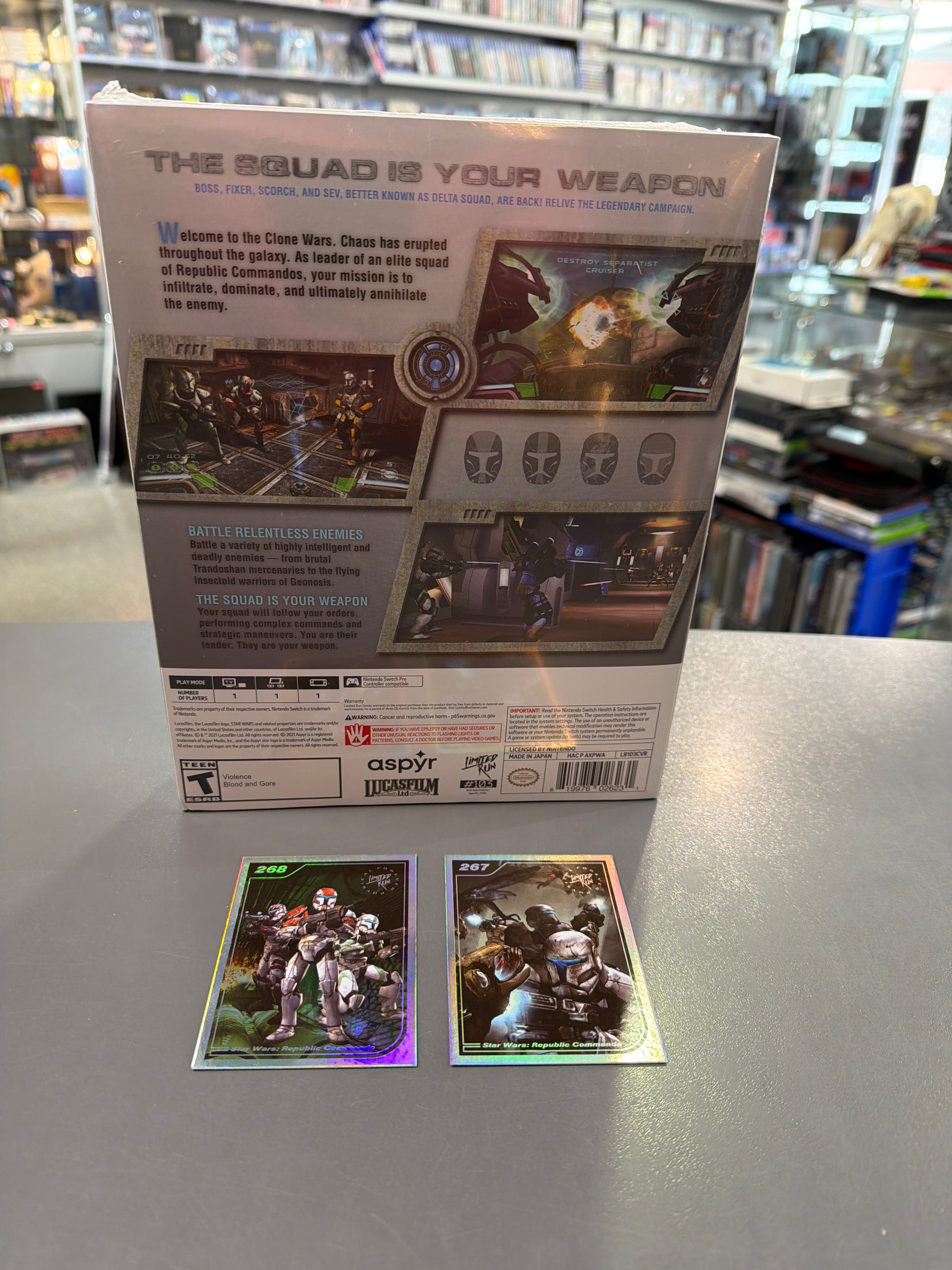 Star Wars Republic Commando Limited Run Switch Neu