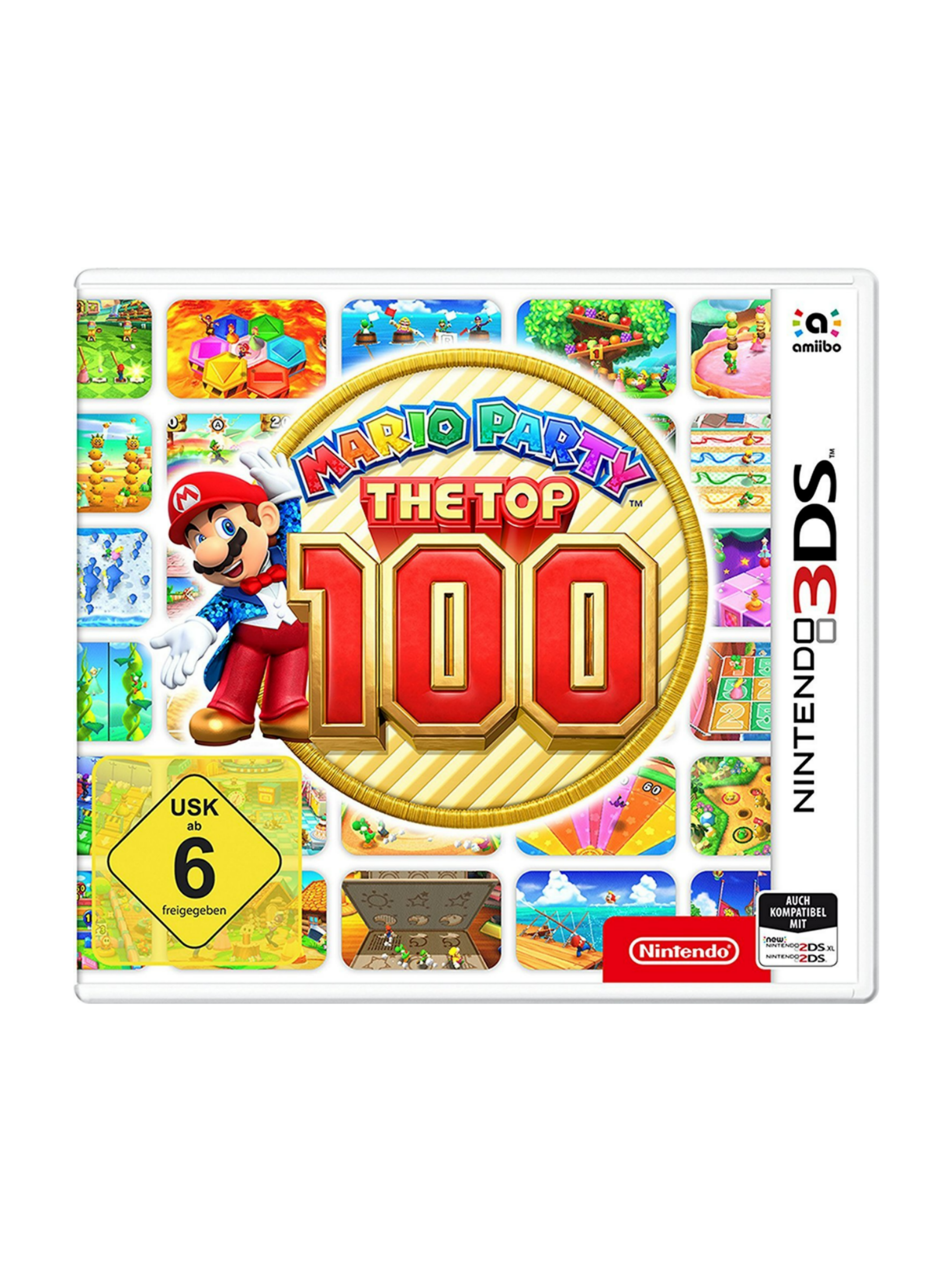 „Mario Party: The Top 100 für Nintendo 3DS – gebrauchtes Nintendo 3DS Spiel mit Mario, Luigi und klassischen Minispielen aus der Mario-Party-Reihe.“
