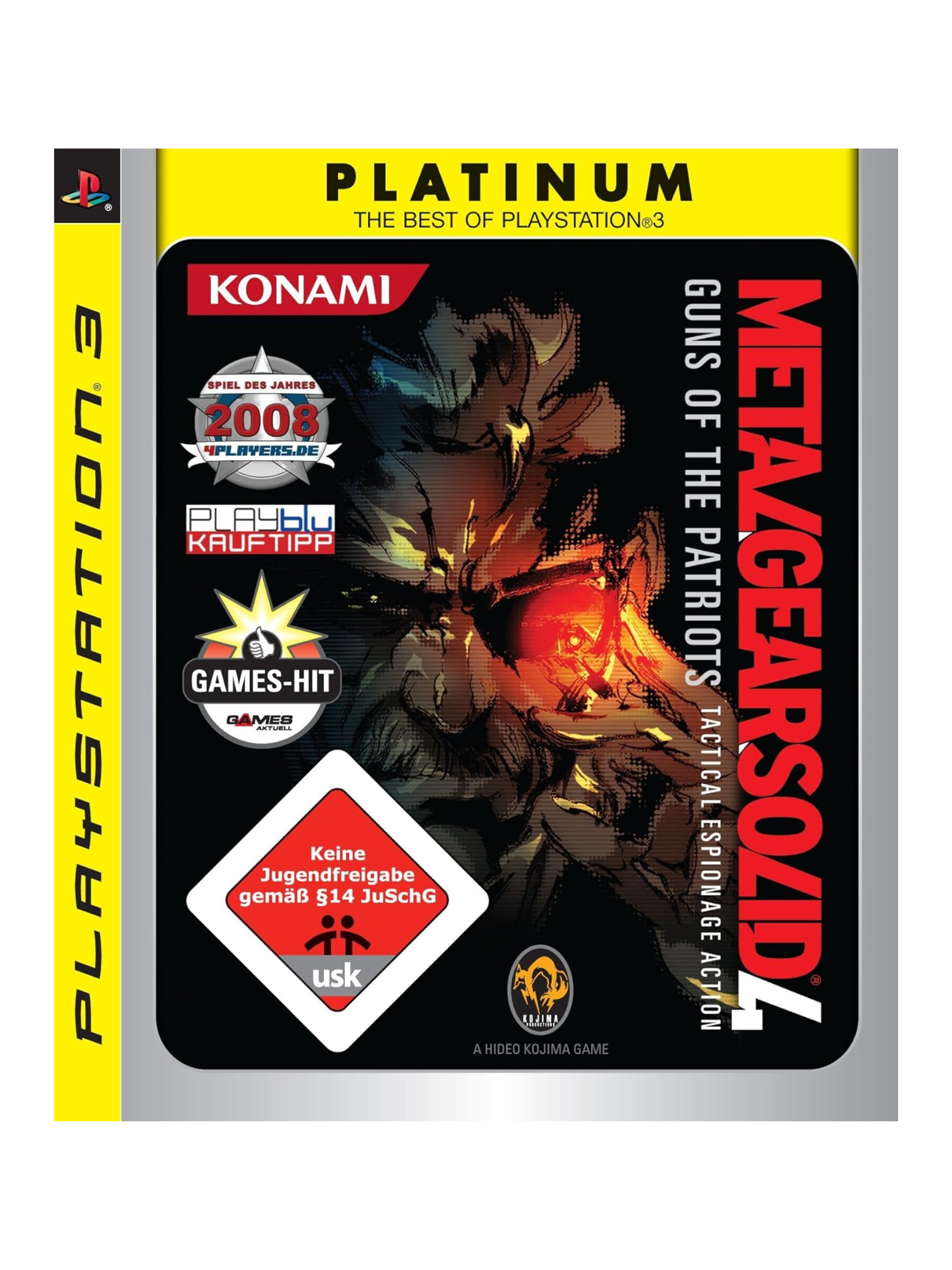 Metal Gear Solid 4 Guns of the Patriots Platinum PS3 Spiel – Stealth-Action für PlayStation 3 gebraucht