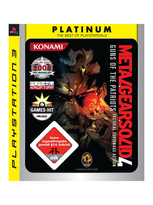 Metal Gear Solid 4 Guns of the Patriots Platinum PS3 Spiel – Stealth-Action für PlayStation 3 gebraucht