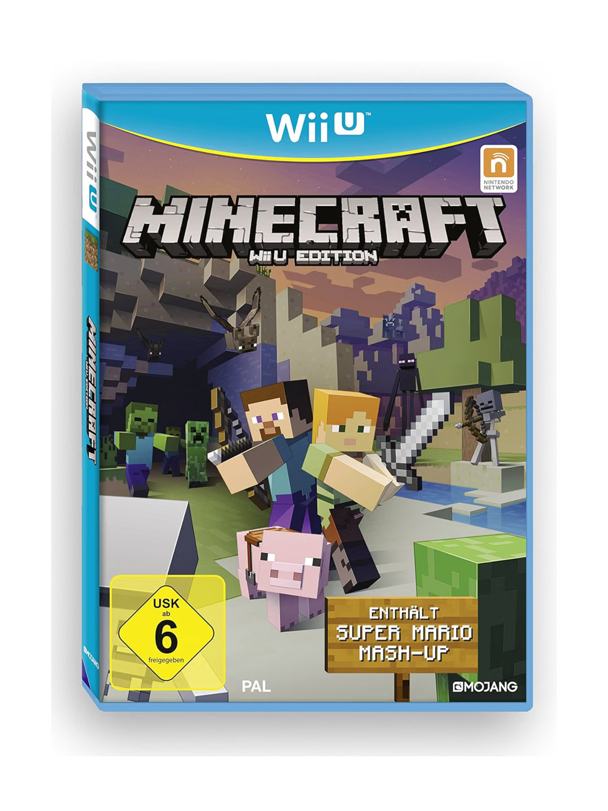 Minecraft Wii U Edition mit Super Mario Mash-Up Pack gebraucht – Nintendo Wii U