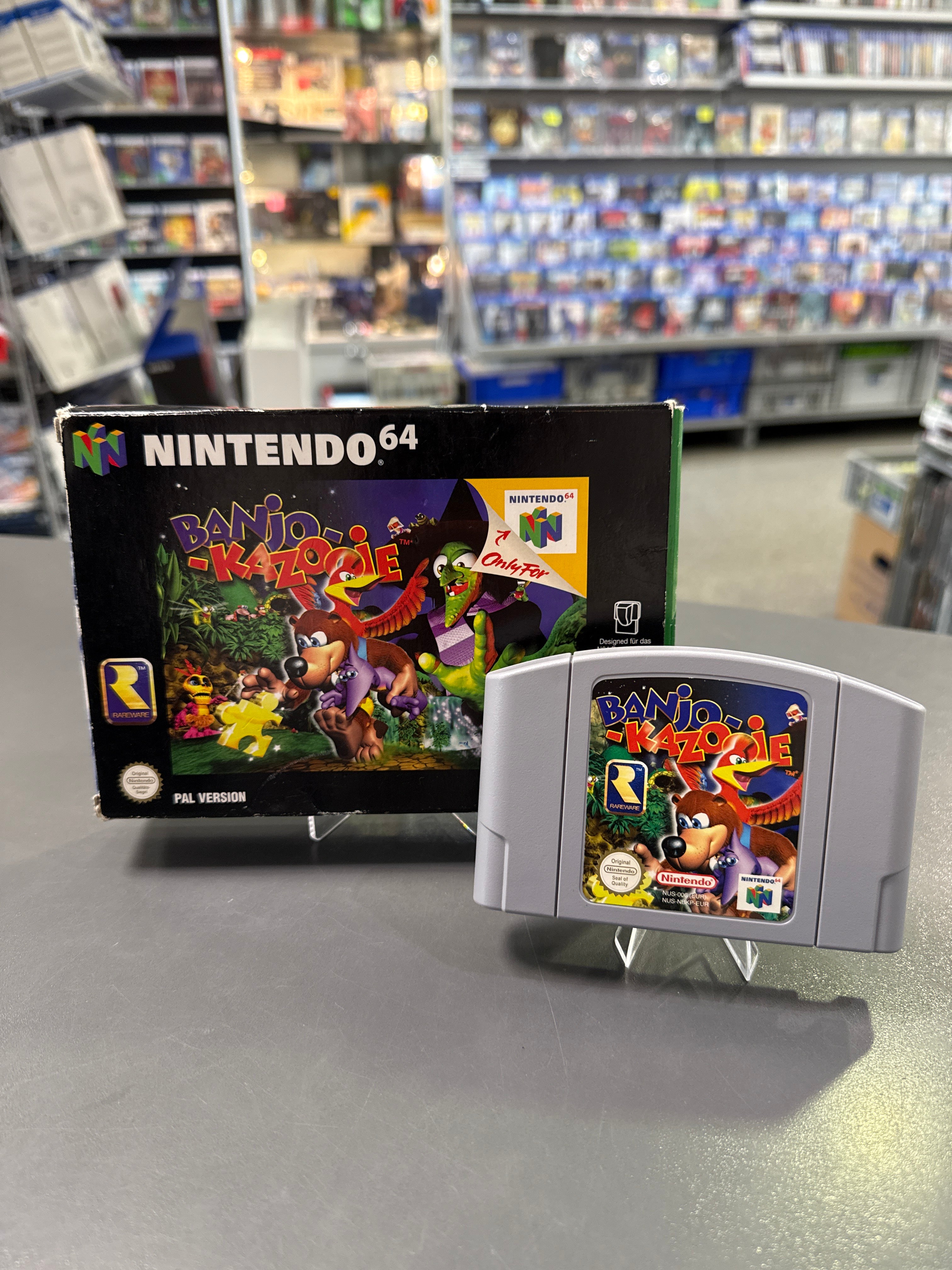 Banjo-Kazooie Nintendo 64 Spiel kaufen im Gaming Shop Villingen-Schwenningen Game Center VS seit 1992