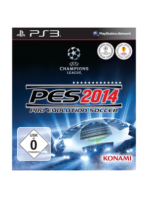 „PES 2014 PS3, Pro Evolution Soccer 2014 PlayStation 3 Fußballspiel mit realistischer Grafik, dynamischem Gameplay und Stadionatmosphäre.“