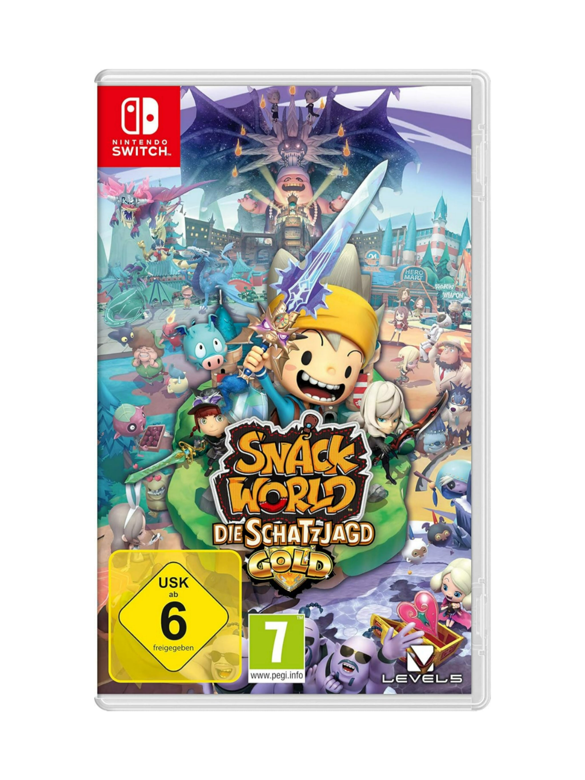 Snack World: Die Schatzjagd - Gold Nintendo Switch *gebraucht