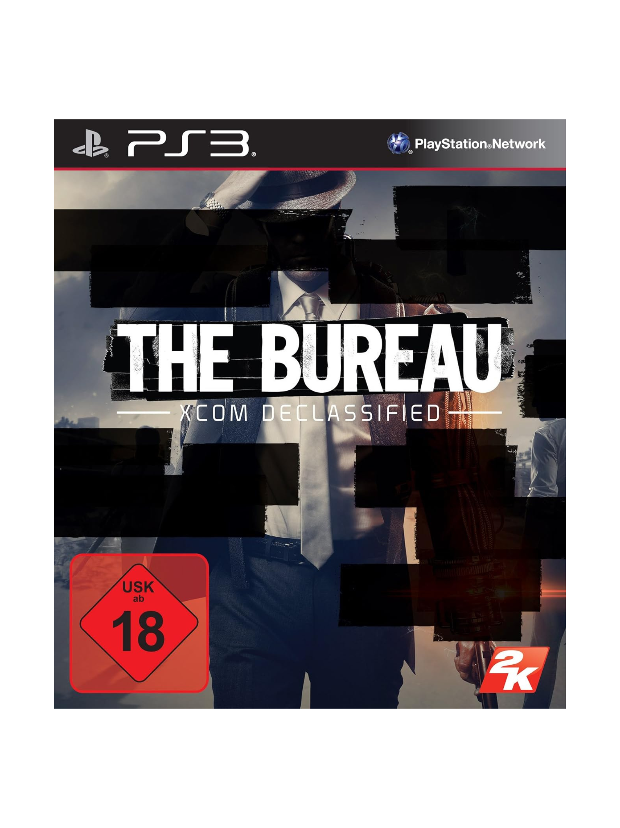 „The Bureau: XCOM Declassified für PS3 zeigt einen taktischen Third-Person-Shooter mit Squad-Steuerung, Alien-Invasion, Deckungssystem und Story-Missionen in einem geheimen Regierungsumfeld.“