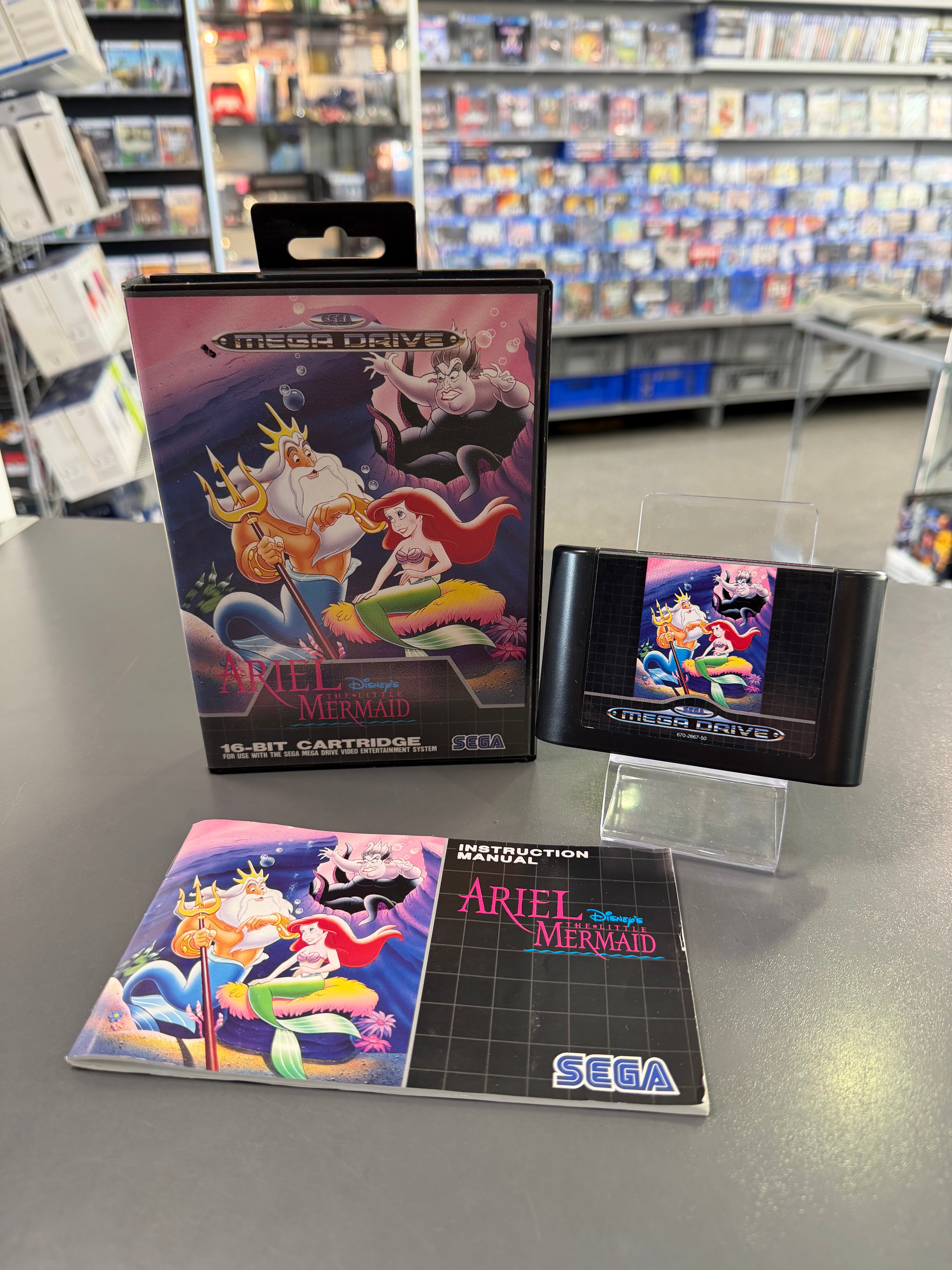Ariel The Little Mermaid für Sega Mega Drive 16 Bit gebraucht