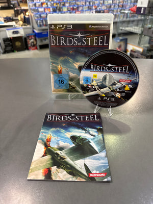 Birds of Steel für PlayStation 3 in deutscher PAL-Version, gebrauchtes PS3-Flugsimulationsspiel mit Originalhülle und Disc in gutem Zustand.