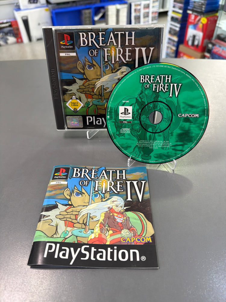 Breath of Fire IV PlayStation 1 PS1 Spiel mit Anleitung gebraucht JRPG