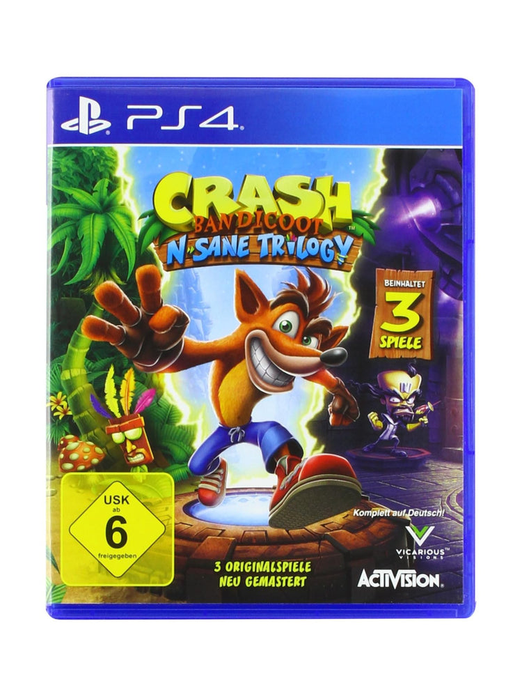 Entdecke Crash Bandicoot N. Sane Trilogy für PlayStation 4 im Game Center VS – deinem Gaming Shop in Villingen-Schwenningen seit 1992