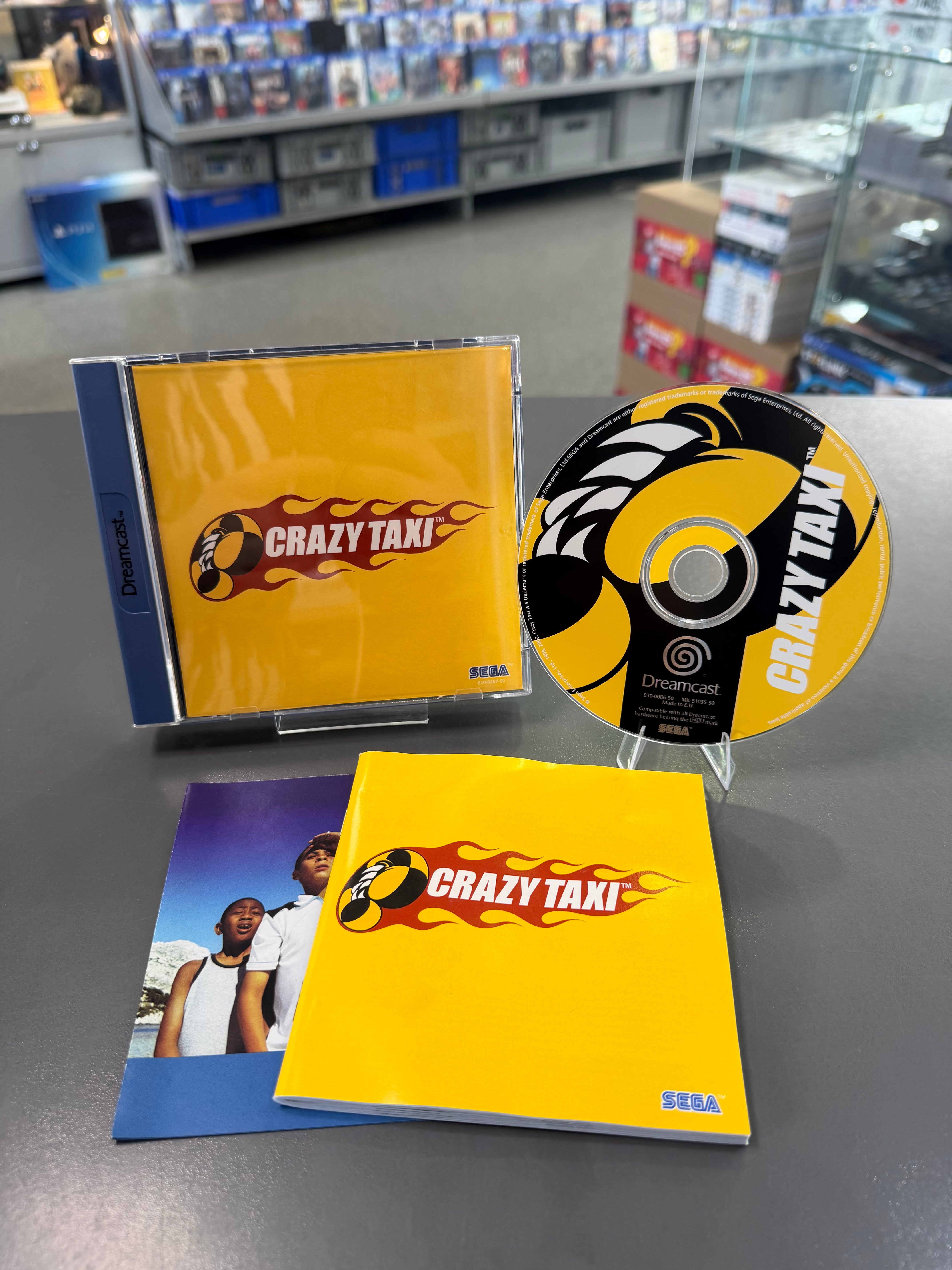 Crazy Taxi für Sega Dreamcast – gebrauchtes Originalspiel mit Hülle