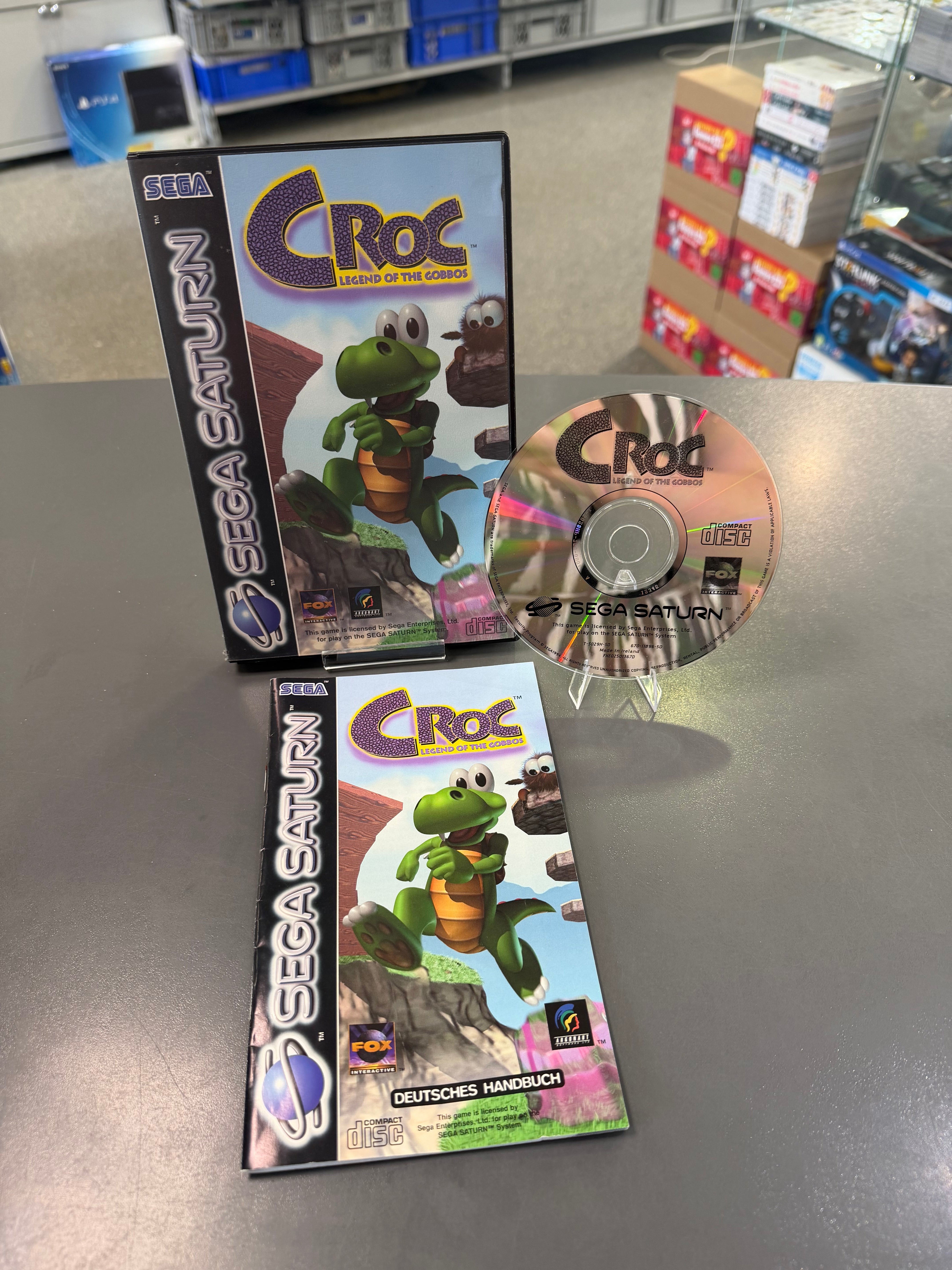 Croc: Legend of the Gobbos für Sega Saturn – gebrauchtes Originalspiel mit Hülle
