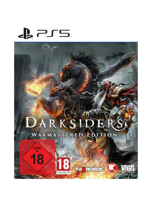 Darksiders Warmastered Edition für PlayStation 5 – Action-Adventure mit 4K-Grafik, 60 FPS und apokalyptischem Hack-and-Slash-Gameplay.