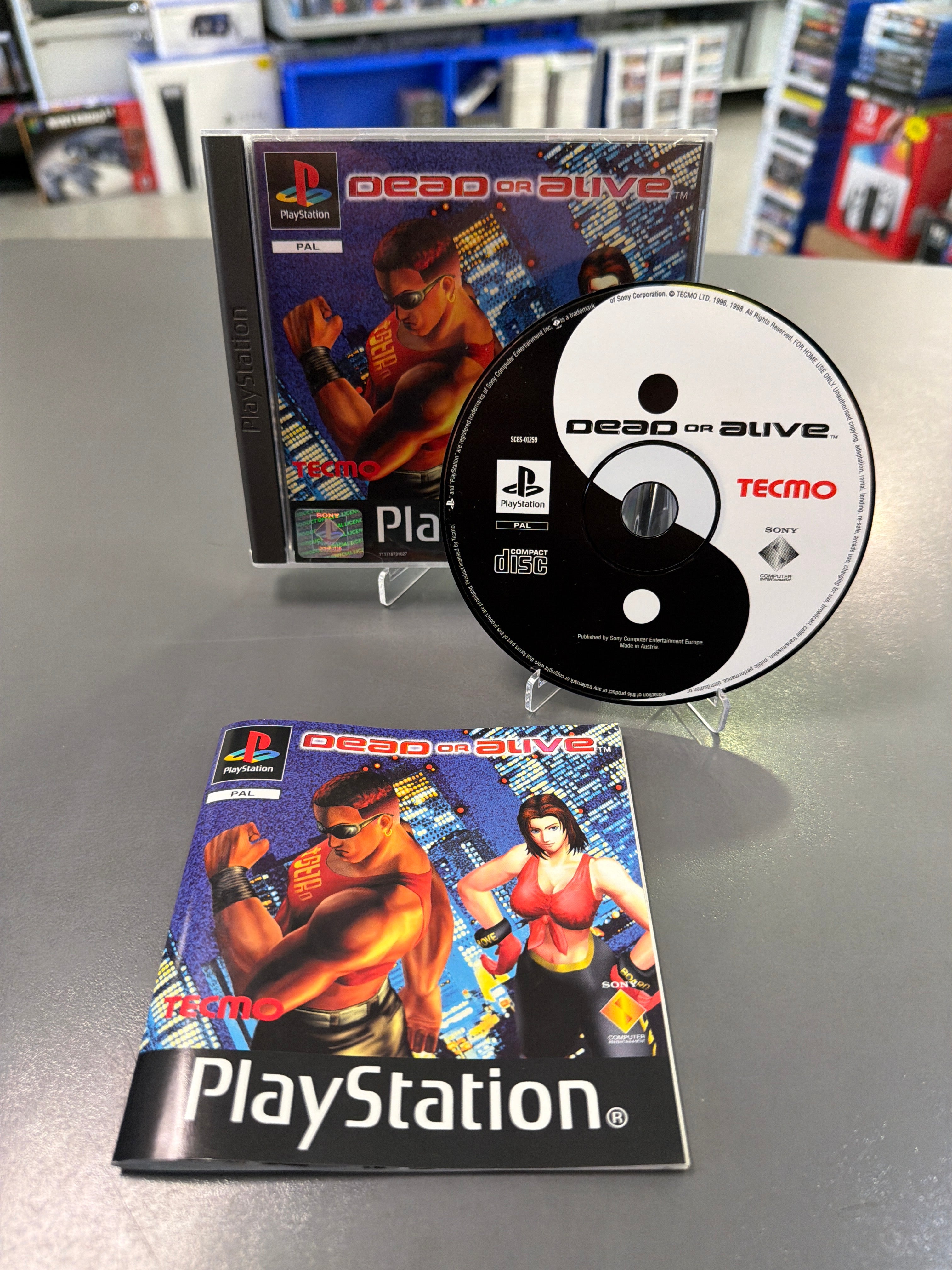 Dead or Alive für Sony PlayStation 1 PS1 mit Originalhülle und Anleitung – gebraucht