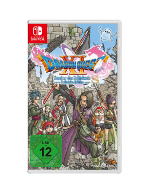 Dragon Quest XI S Streiter des Schicksals Definitive Edition für Nintendo Switch, gebrauchtes Rollenspiel mit Originalhülle und Spielmodul in gutem Zustand.