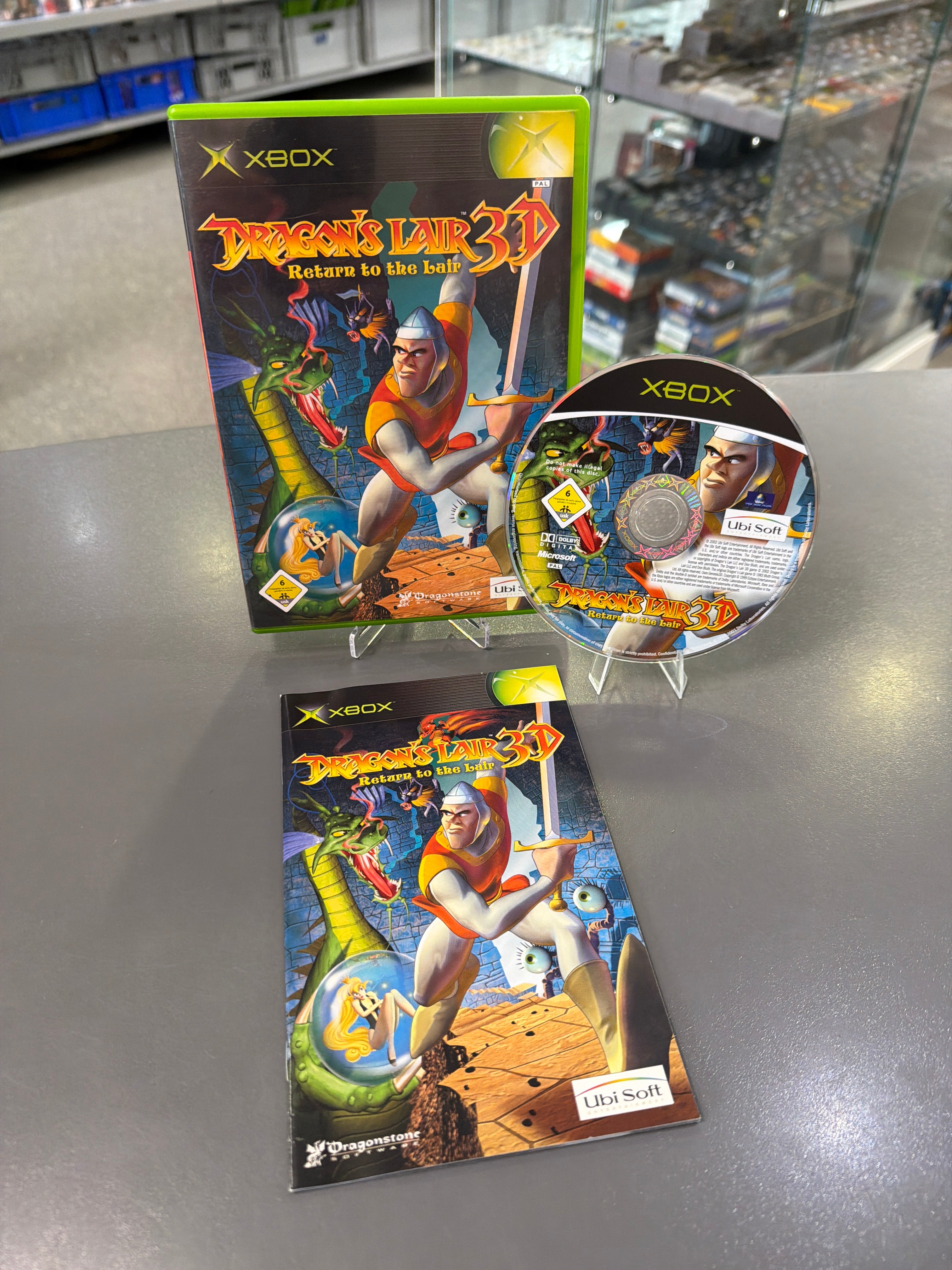 Dragon’s Lair 3D Return to the Lair für Xbox Classic als gebrauchtes Videospiel