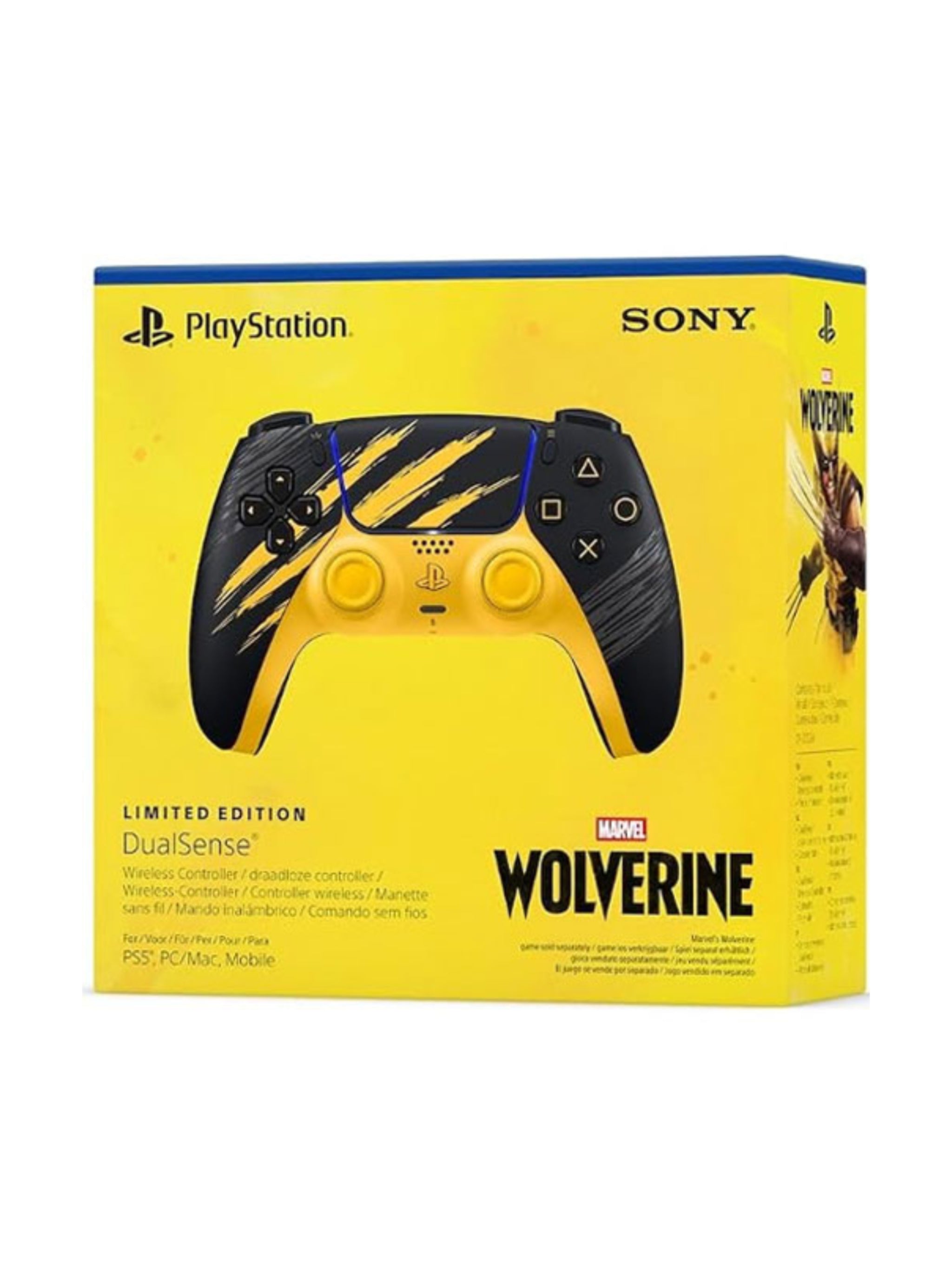 DualSense Wireless Controller Marvels Wolverine Battle Yellow Limited Edition PlayStation 5 PS5 neu