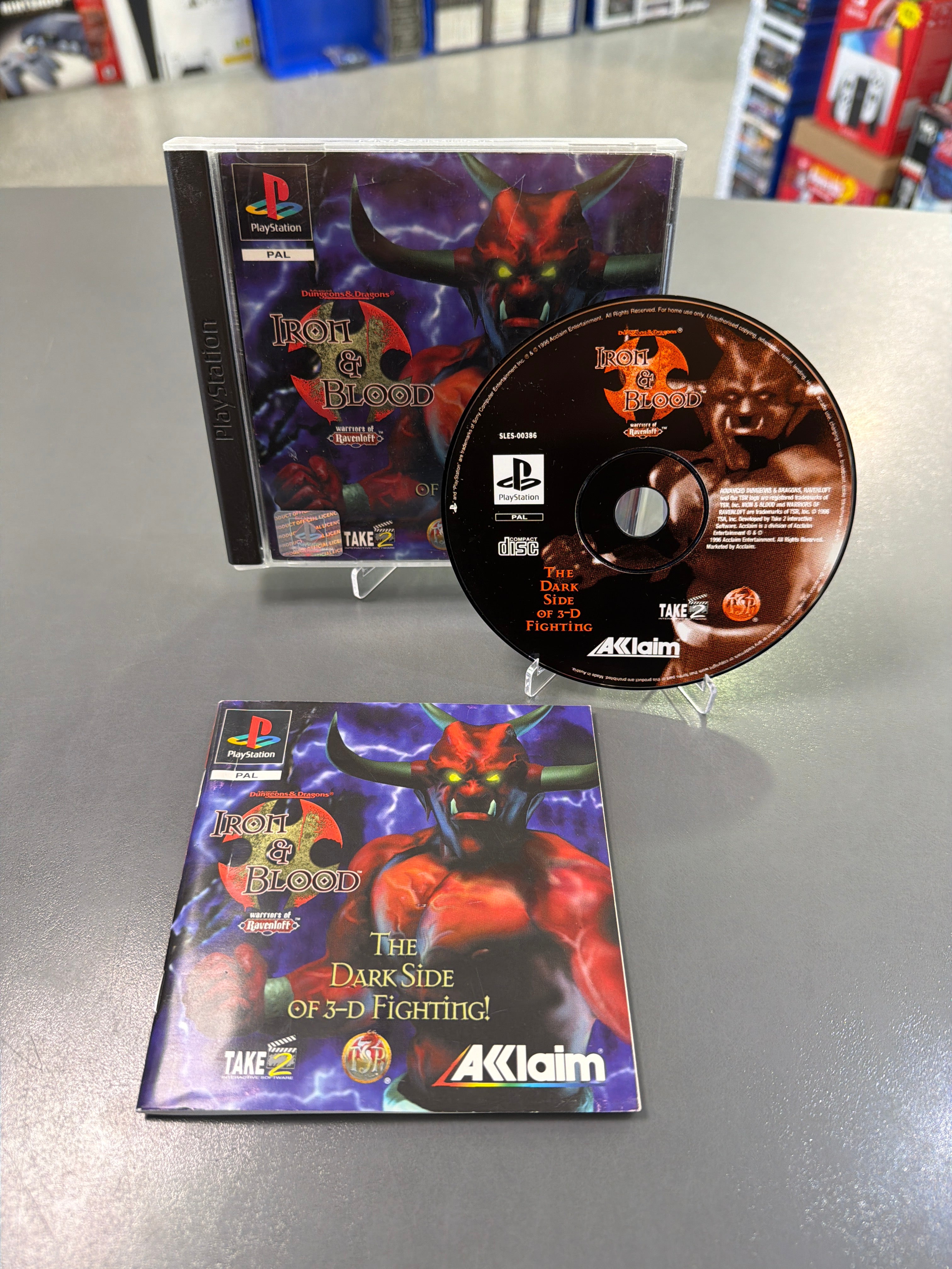 Dungeons & Dragons Iron & Blood PS1 Spiel mit Anleitung gebraucht Sony PlayStation
