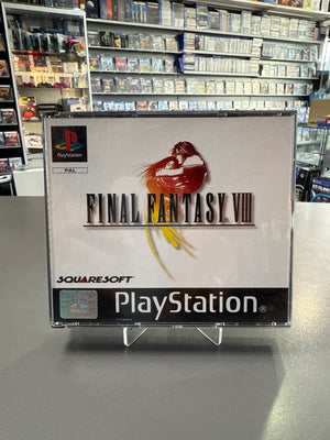 Final Fantasy VIII für PlayStation 1 PS1 gebraucht mit Originalverpackung und Spiel-CDs.