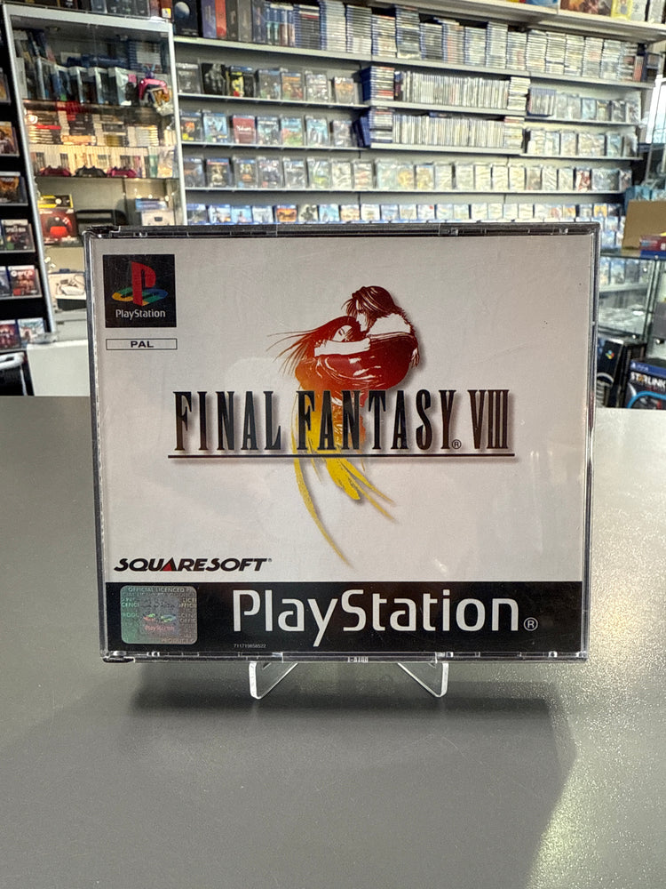 Final Fantasy VIII für PlayStation 1 PS1 gebraucht mit Originalverpackung und Spiel-CDs.