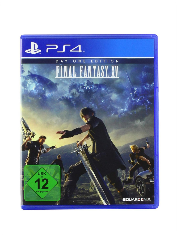 Final Fantasy XV Day One Edition für PlayStation 4 – PS4 Action-Rollenspiel von Square Enix mit Noctis, offener Fantasy-Welt, Echtzeitkämpfen, Magie und emotionaler Story