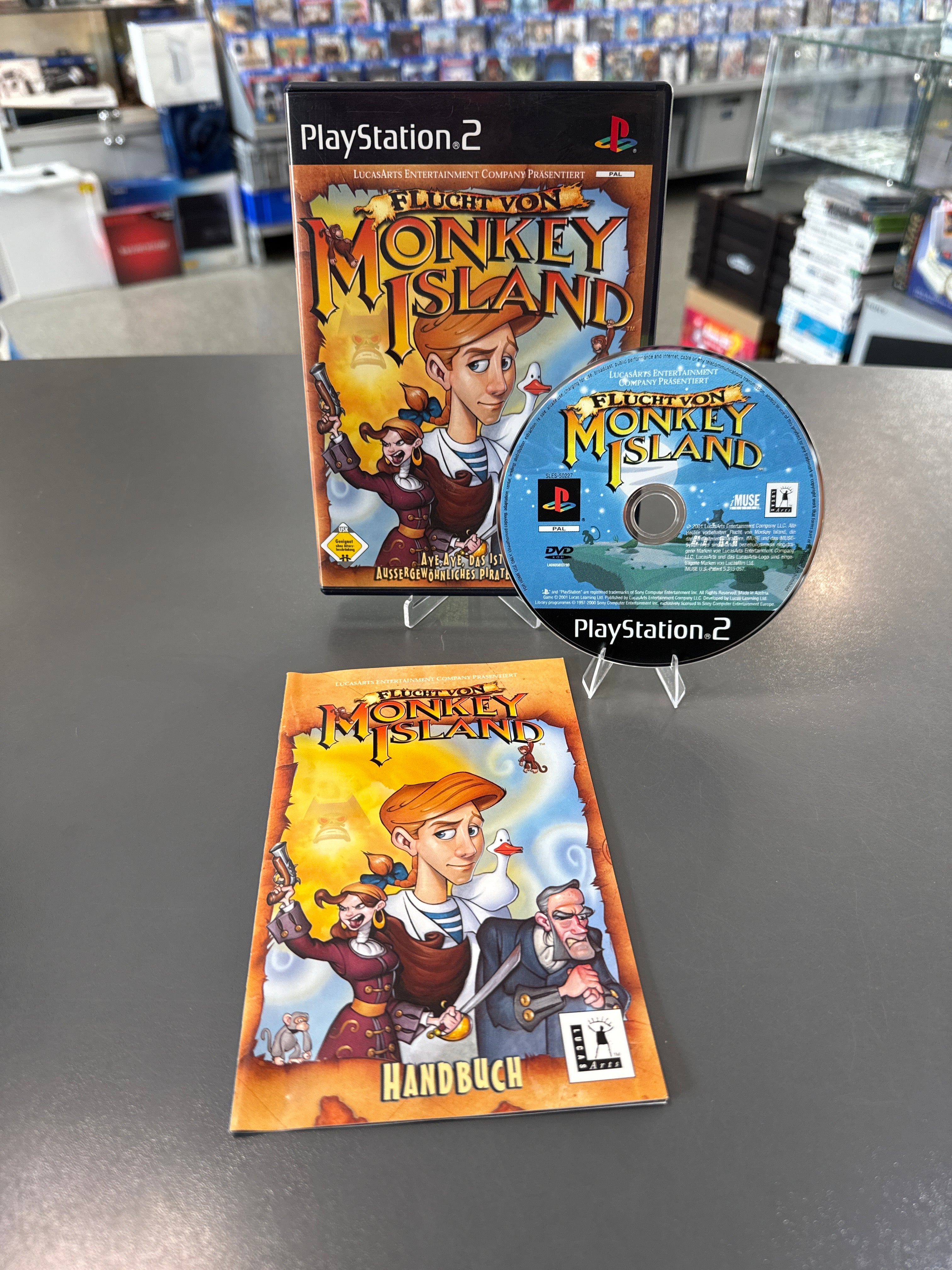 Flucht von Monkey Island Monkey Island 4 Sony PlayStation 2 PS2 gebraucht