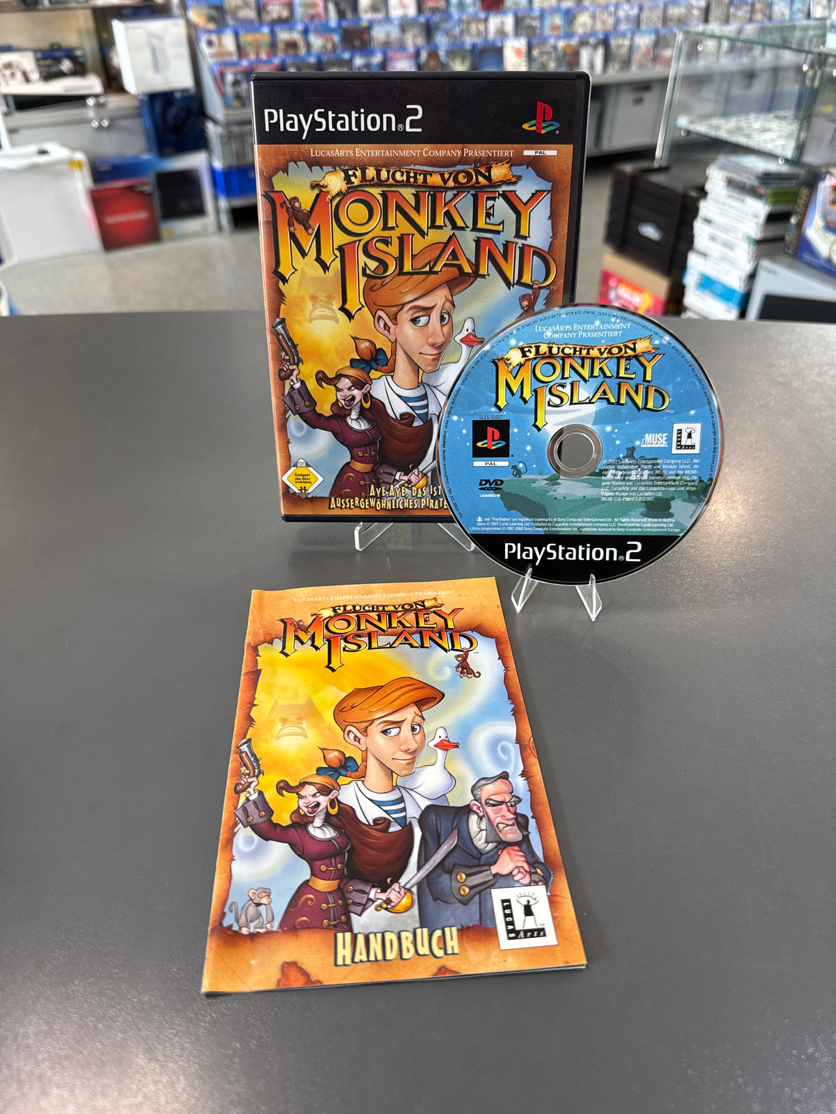 Flucht von Monkey Island Monkey Island 4 Sony PlayStation 2 PS2 gebraucht