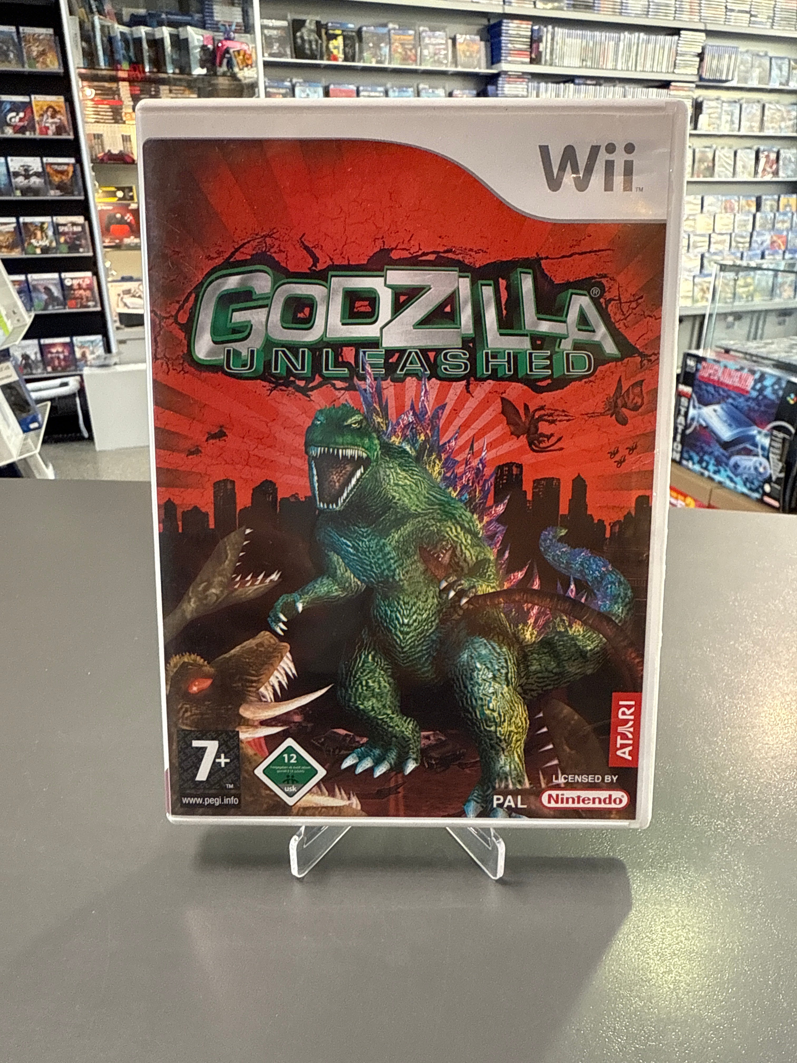 Godzilla Unleashed für Nintendo Wii gebraucht mit Originalverpackung und Spiel-DVD.