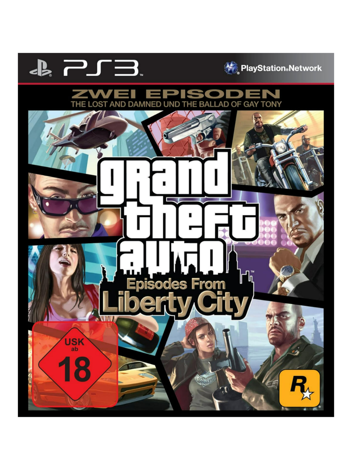 Grand Theft Auto Episodes from Liberty City The Lost and Damned The Ballad of Gay Tony PS3 gebraucht
