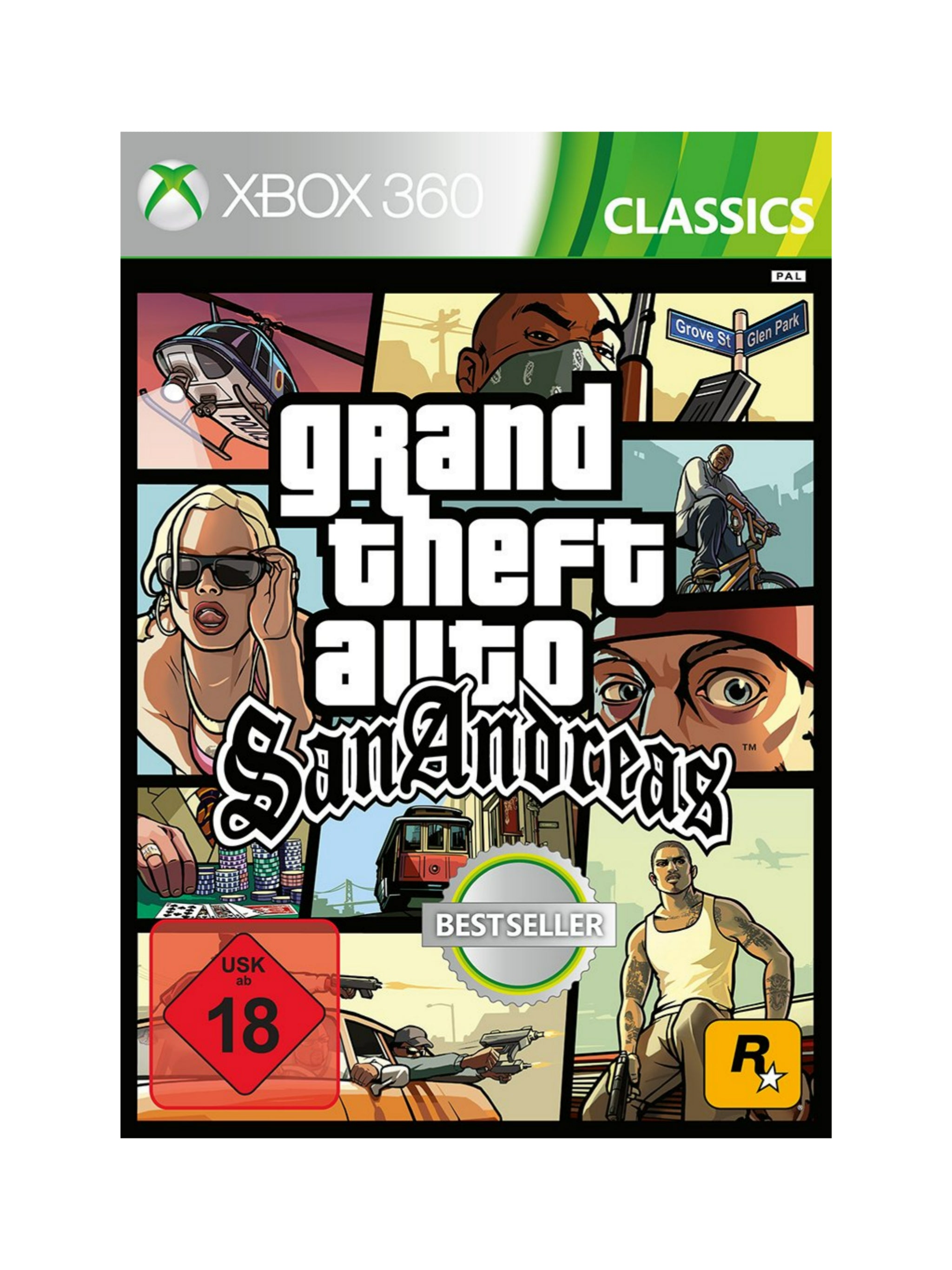 Grand Theft Auto San Andreas Xbox 360 Classic Spiel gebraucht