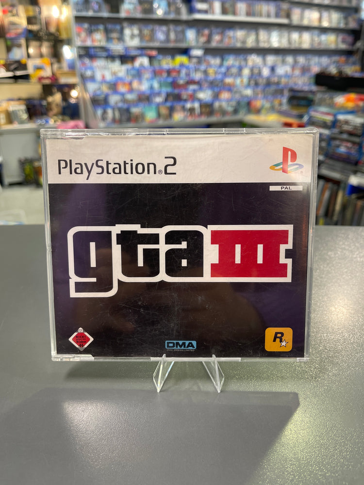 Grand Theft Auto III Promo-Disc Only für PS2, seltene Werbeversion des Open-World Klassikers GTA III von Rockstar Games, gebrauchte Spiel-Disc ohne Hülle.