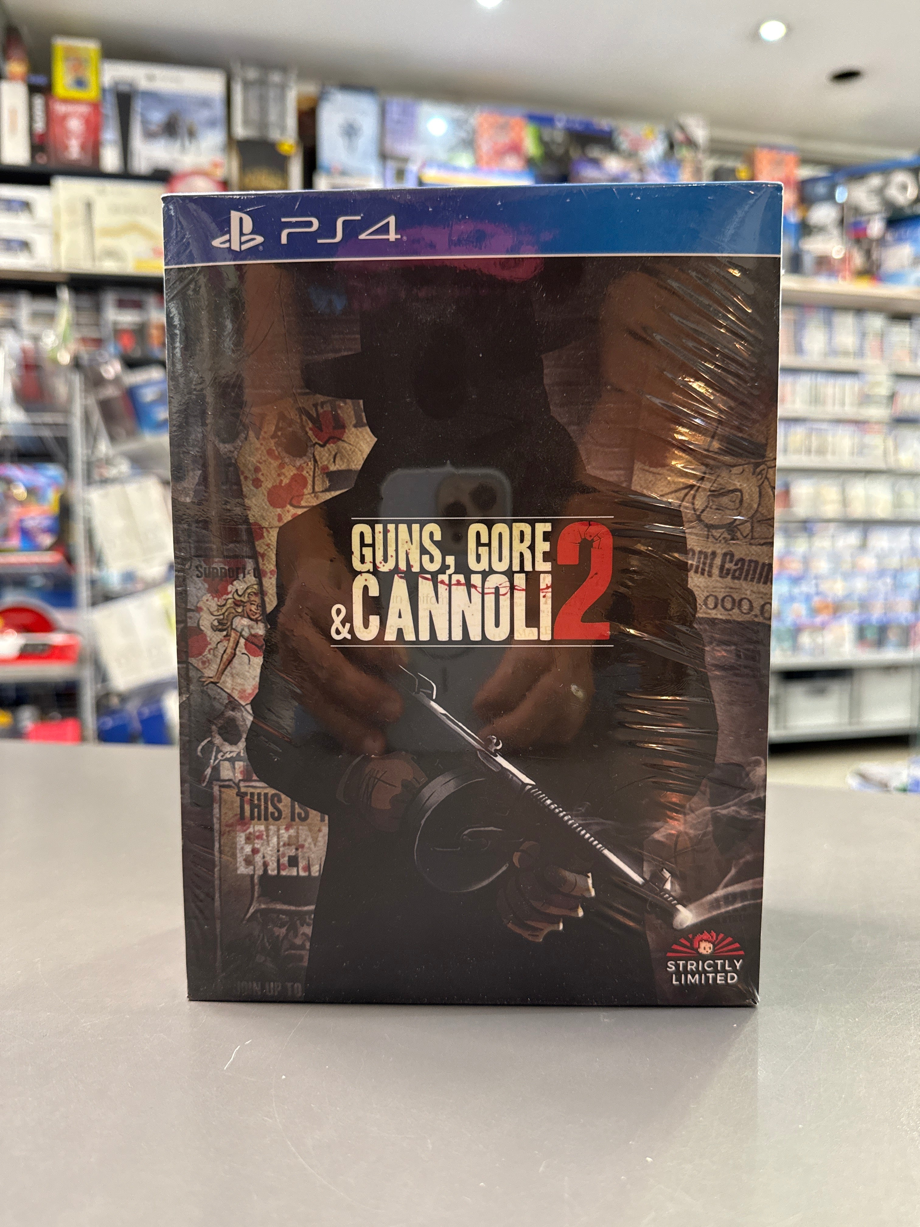 Guns Gore & Cannoli 2 Collector's Edition Strictly Limited Games PlayStation 4 PS4 neu