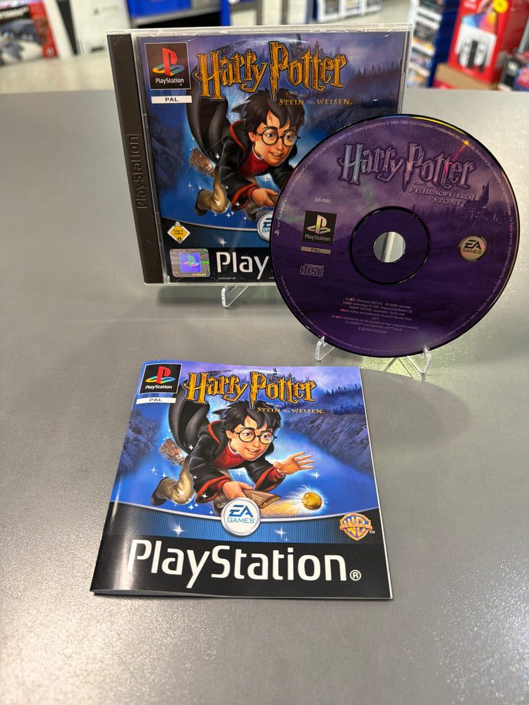 Harry Potter und der Stein der Weisen für Sony PlayStation 1 PS1 mit Originalhülle und Anleitung gebraucht