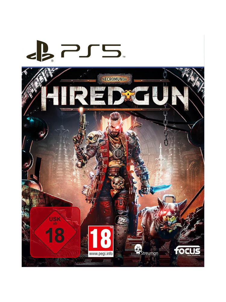 Necromunda: Hired Gun für PS5 gebraucht. Erlebe einen rasanten Ego-Shooter im Warhammer-40.000-Universum mit spektakulärer Action, Cyber-Mastiff und intensiven Kämpfen.
