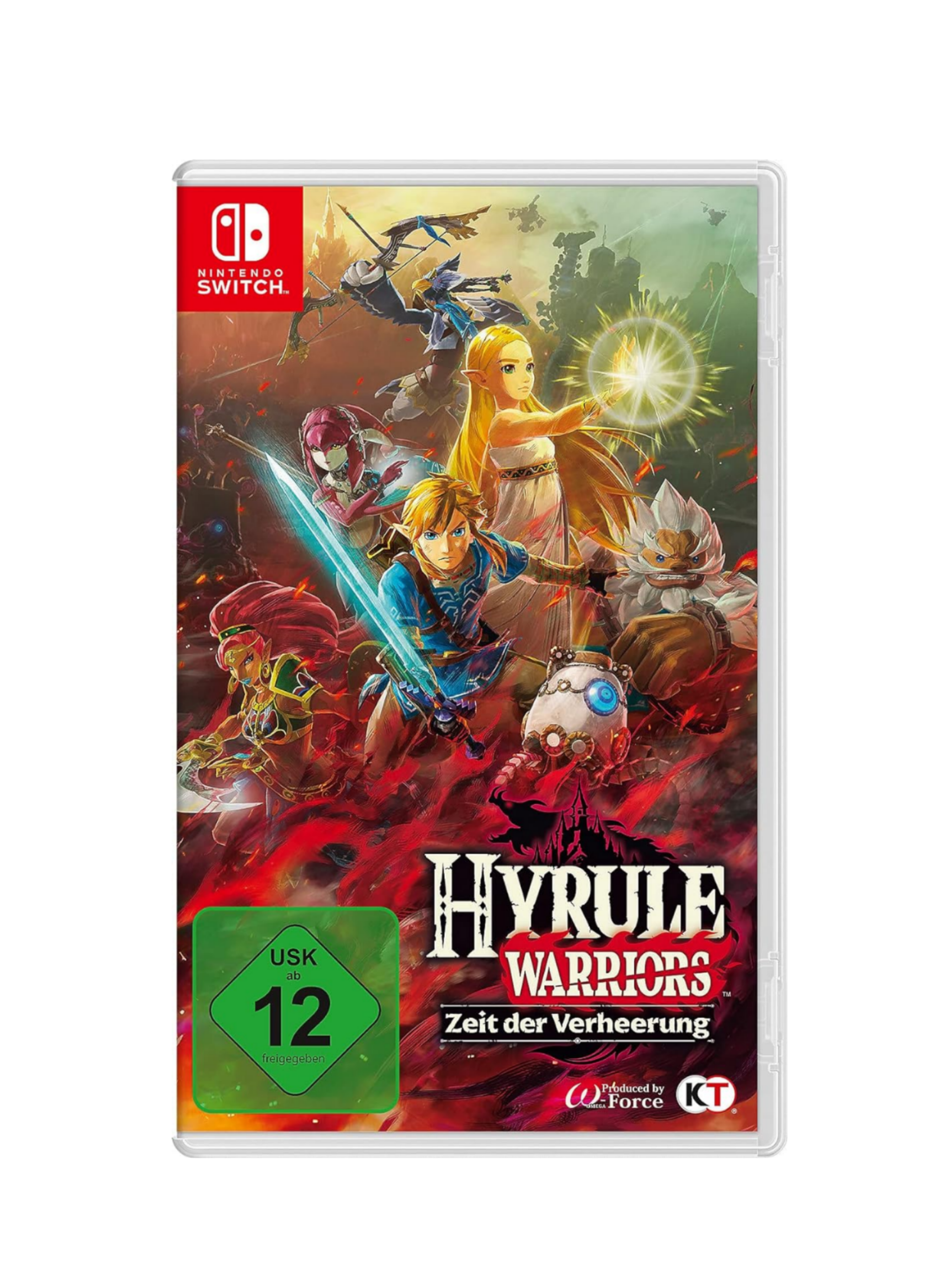 Hyrule Warriors Zeit der Verheerung für Nintendo Switch – actionreiches Zelda-Spiel mit Link, Zelda, den Recken, großen Schlachten, Hack-and-Slash-Gameplay und Breath-of-the-Wild-Atmosphäre